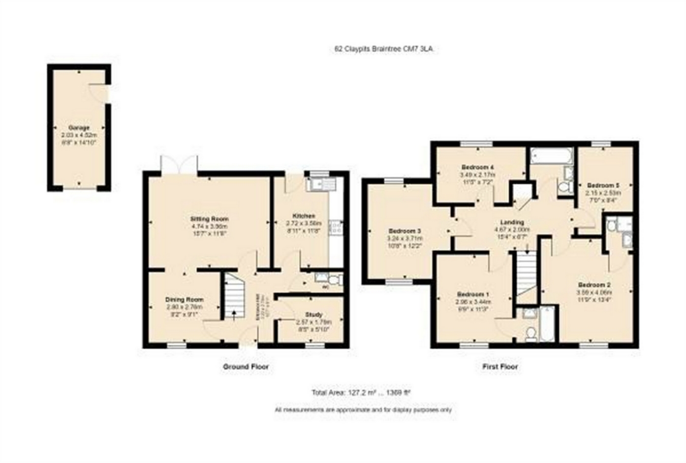5 Bedrooms Detached house for sale in Clay Pits, Braintree, Essex CM7