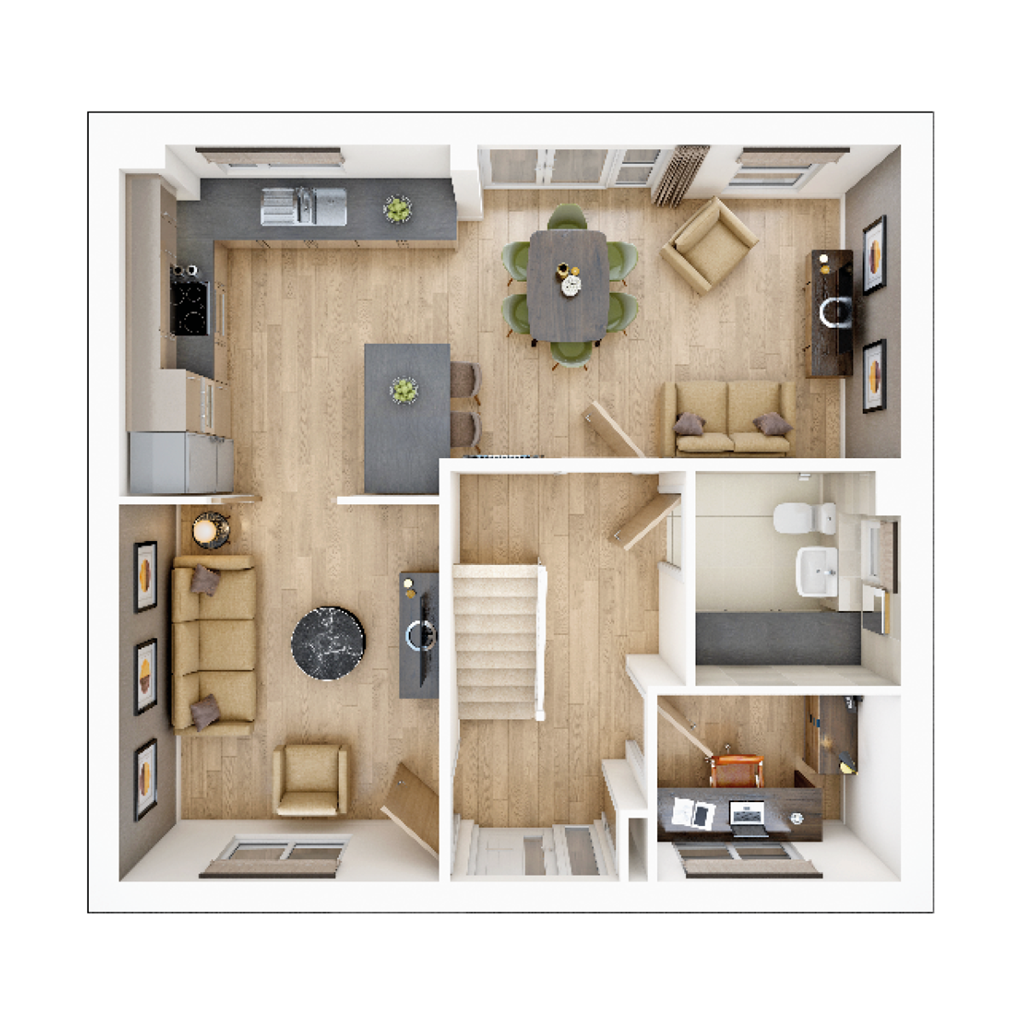 The Aireton - Plot 15, Tower Woods At Benthall Grange, Buildwas Road, Ironbridge floorplan
