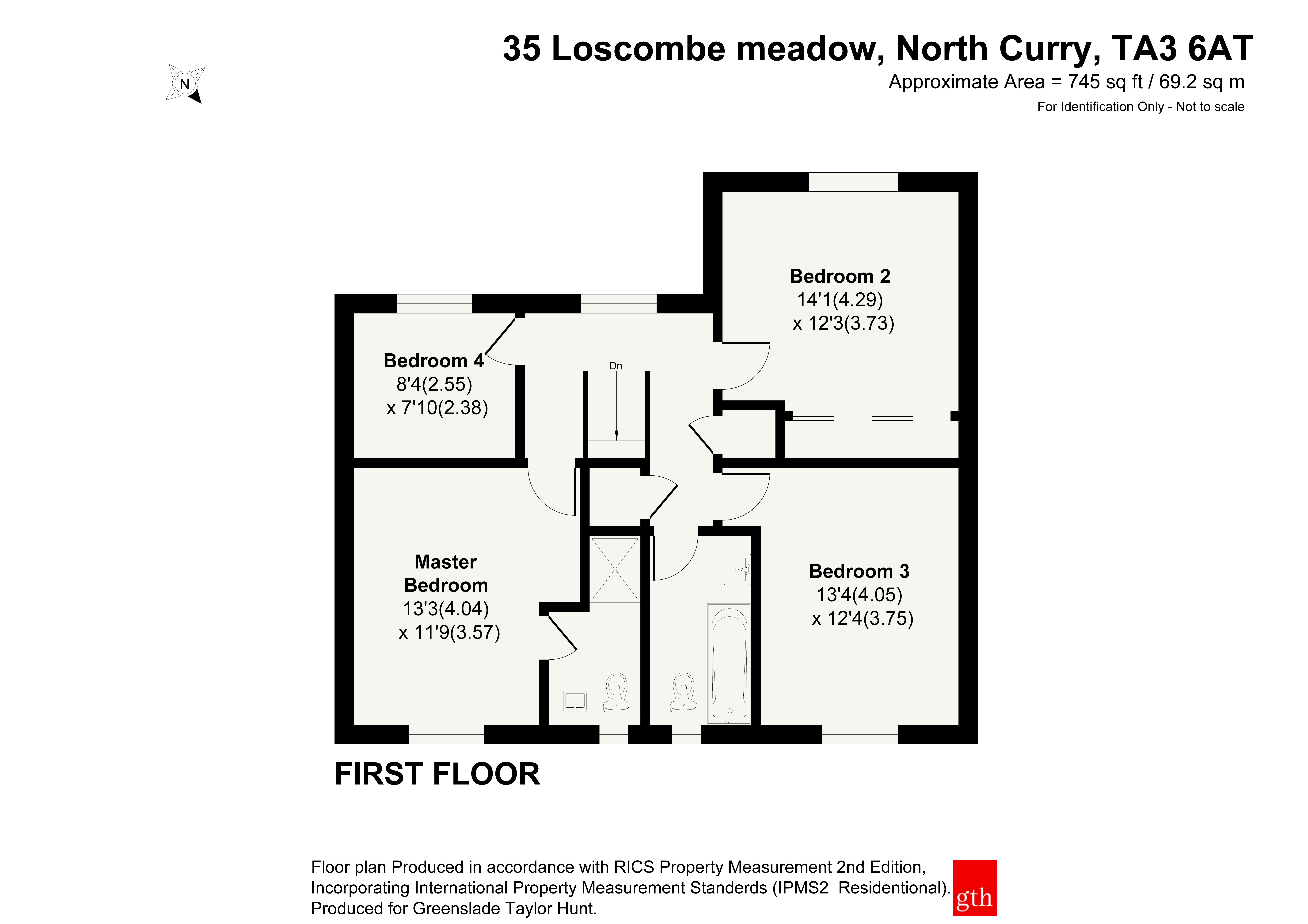 35, Loscombe Meadow, Taunton floorplan