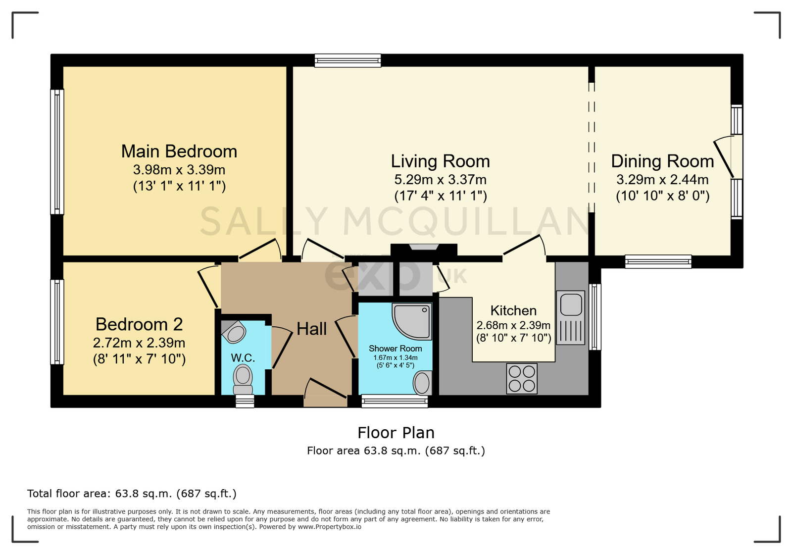 11, Appledorne Way, Nottingham floorplan