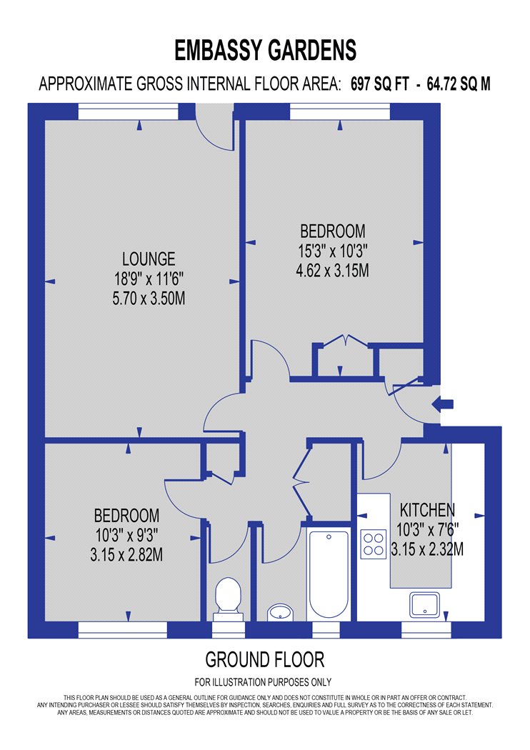 Embassy Gardens, Beckenham BR3, 2 bedroom flat to rent 61067020