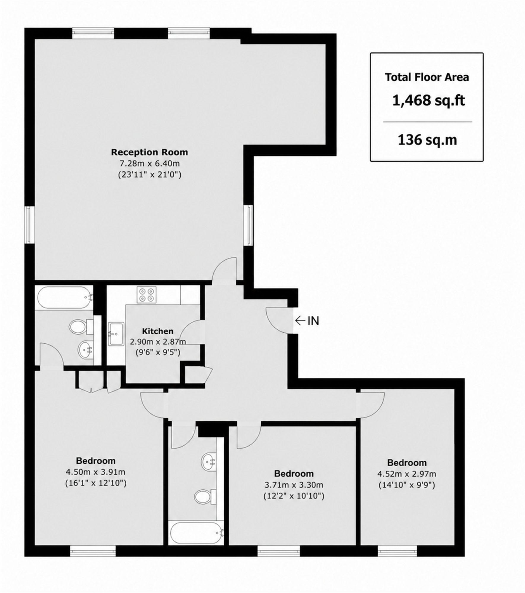 516, West Block, Forum Magnum Square floorplan