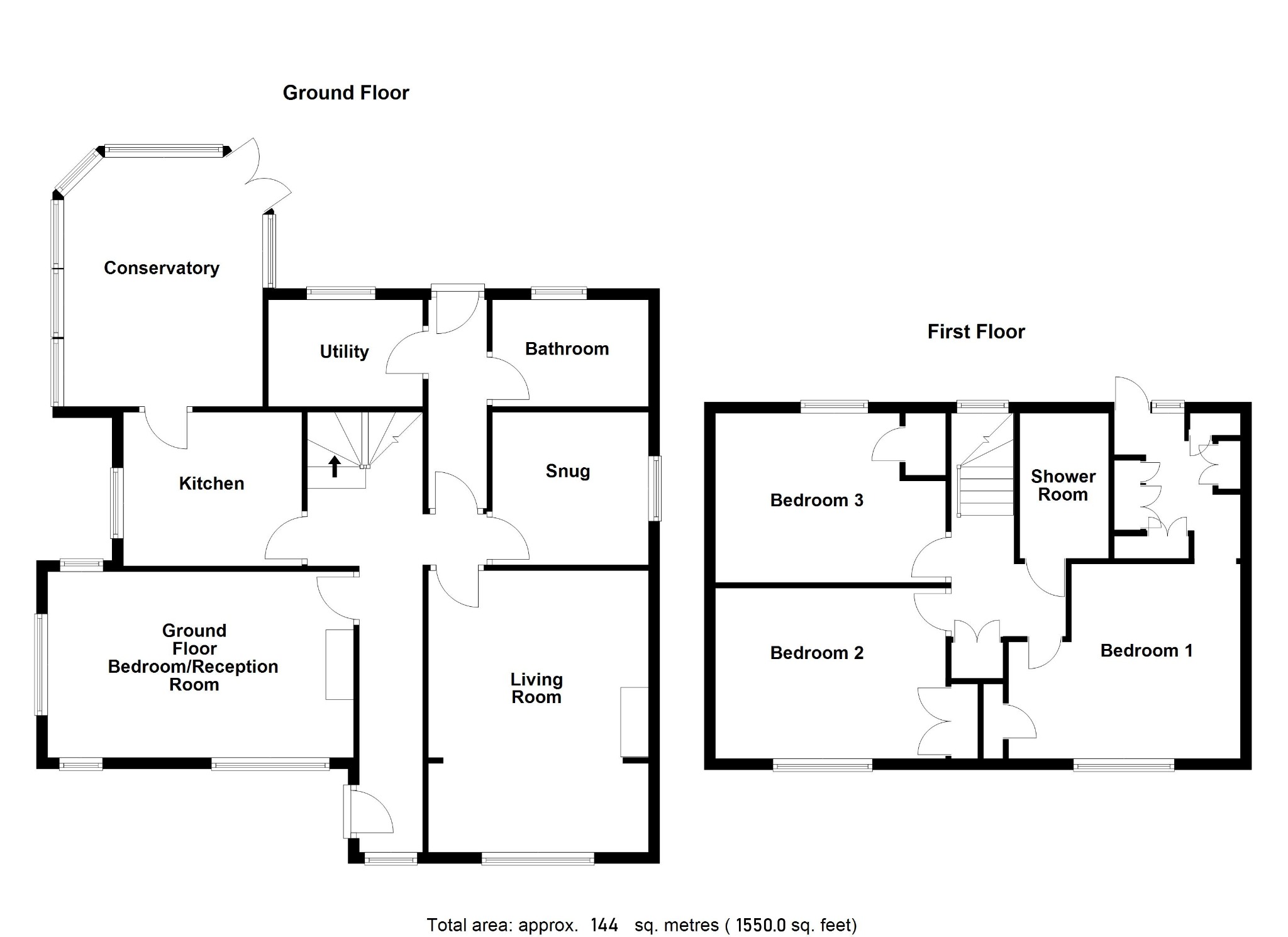 13 Seal Road, Selsey floorplan