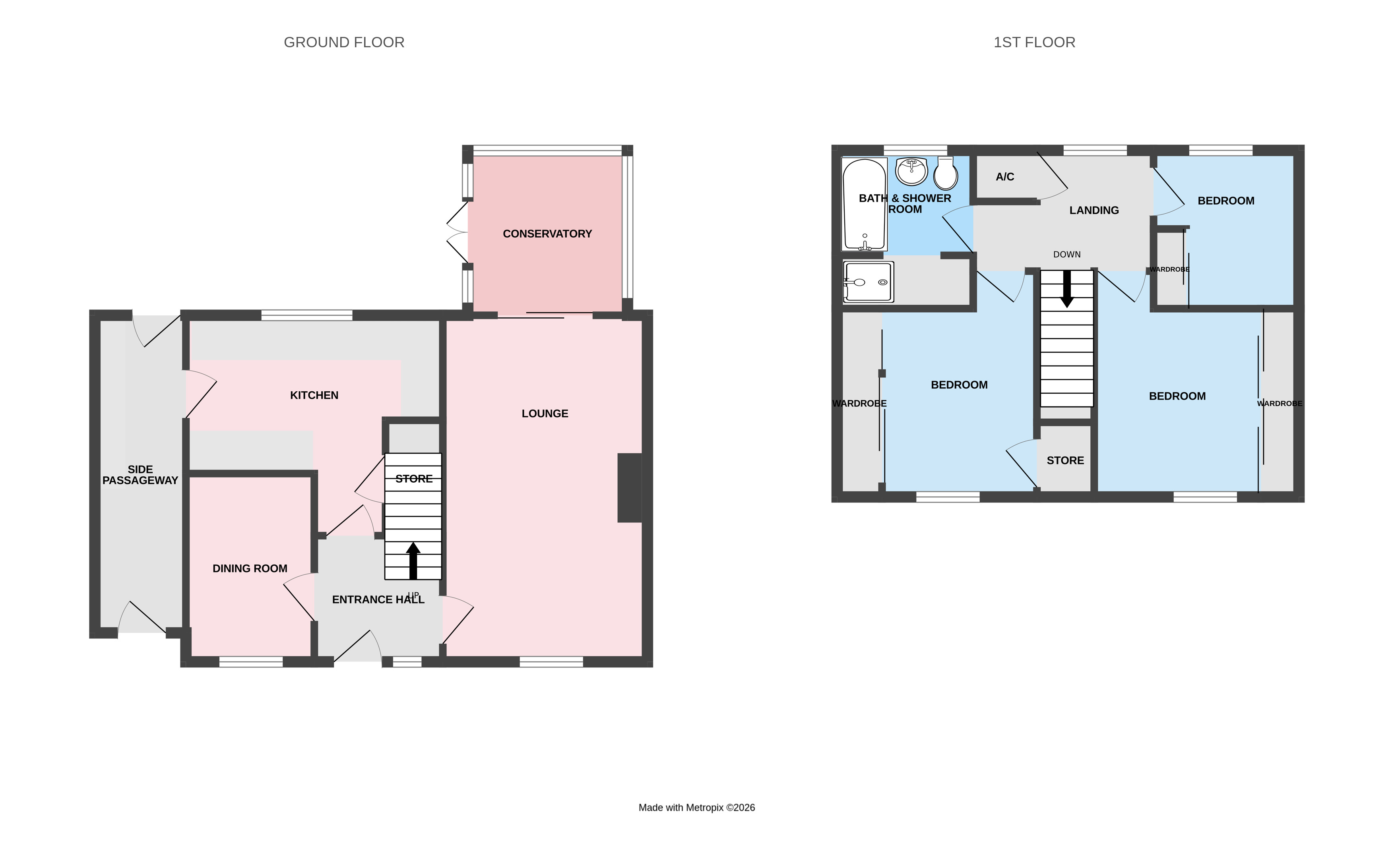32, Wrekin View, Telford floorplan
