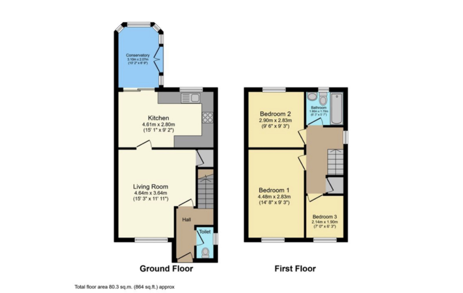 1B, Kenyon Lane, Manchester floorplan