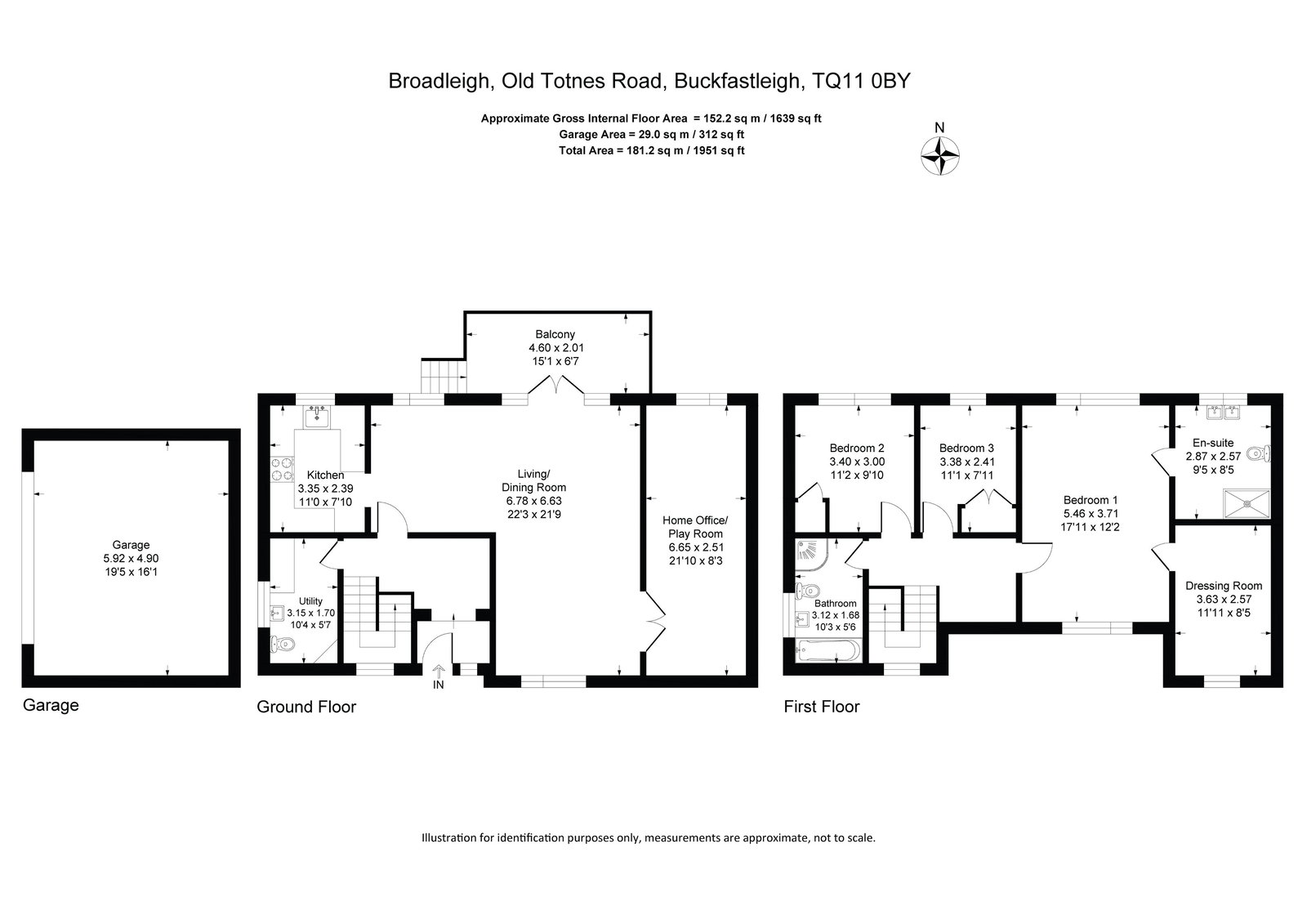 Broadleigh, Old Totnes Road, Buckfastleigh floorplan