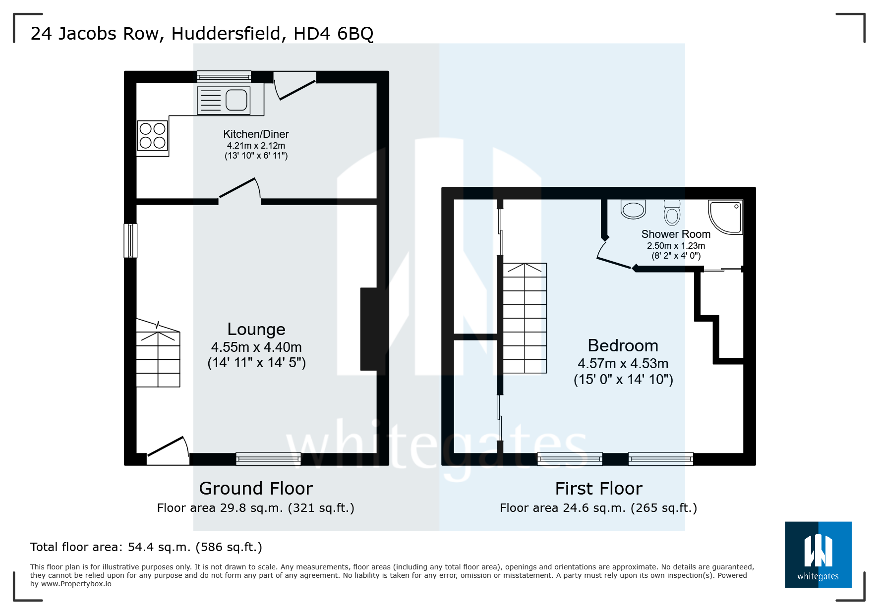 24, Jacobs Row, Huddersfield floorplan
