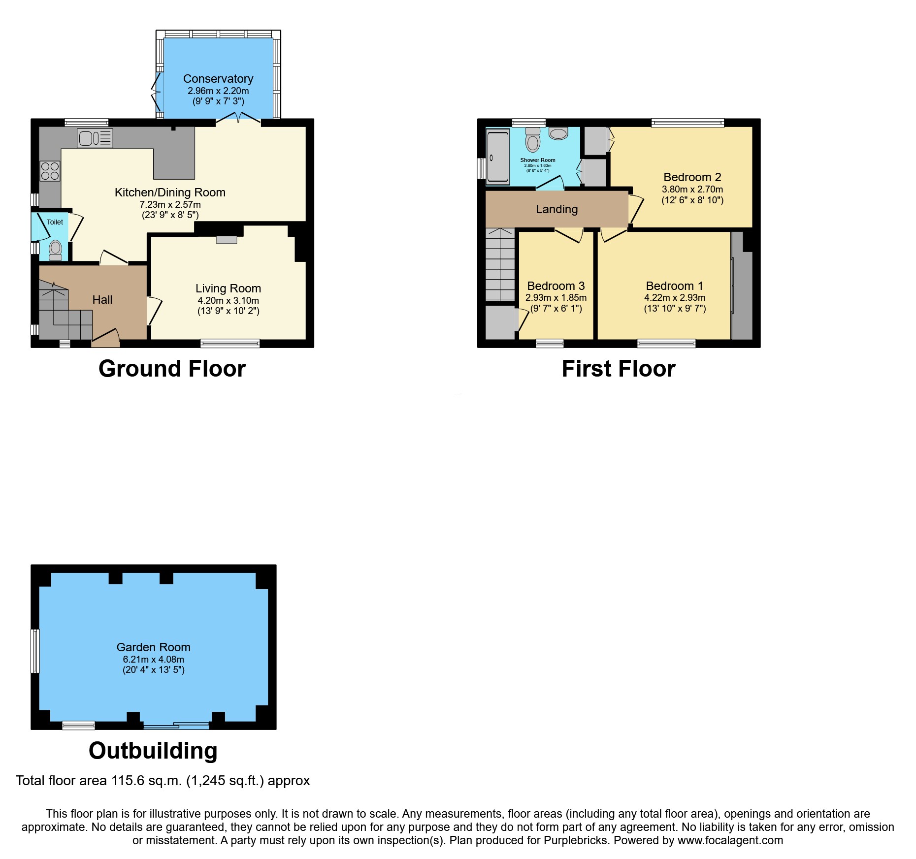 5, Daltons Close, Nottingham floorplan