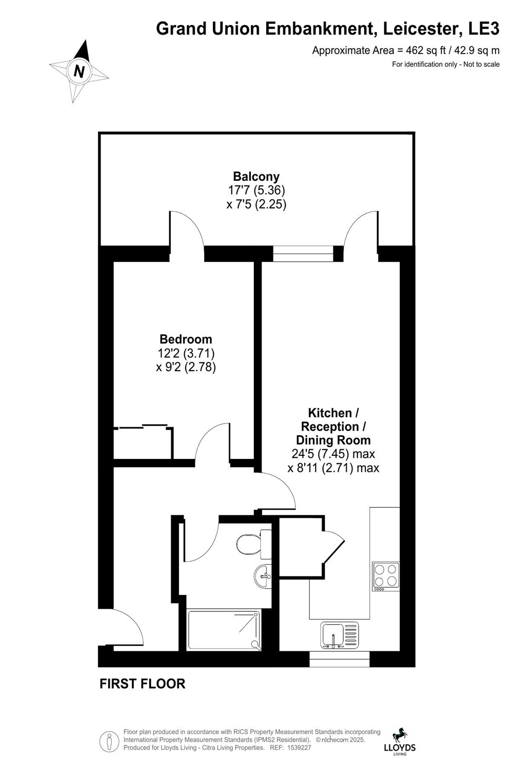 Grand Union Embankment, Leicester floorplan