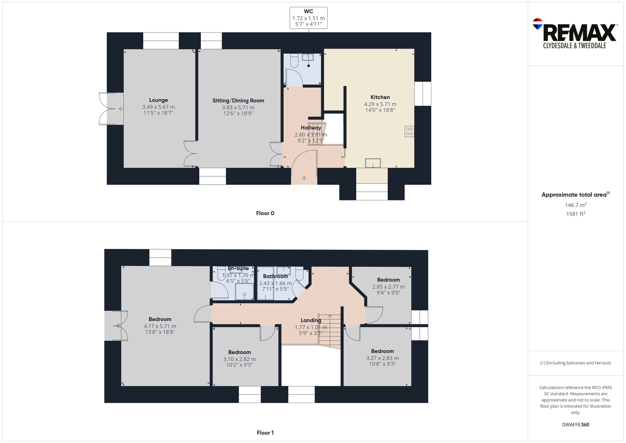 Mill House, Southwood Farm, Biggar floorplan