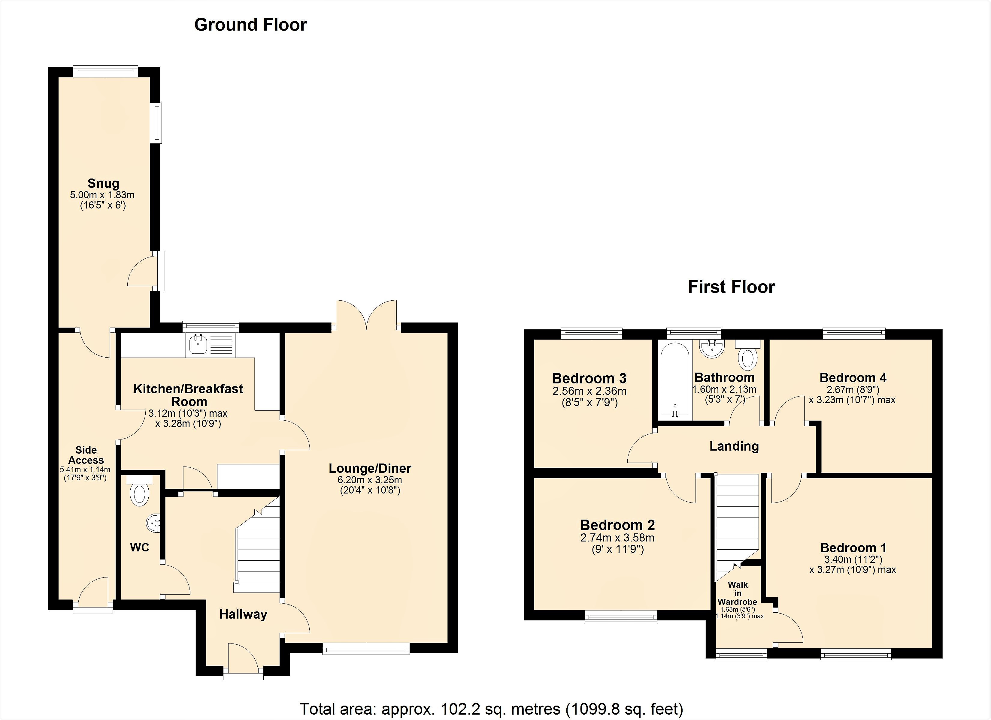 4 Bedrooms Terraced house for sale in Yew Tree Road, Bebington, Wirral CH63