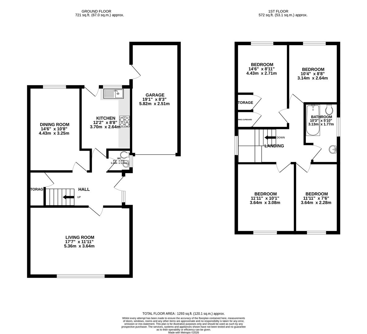 28, Footes Lane, Bristol floorplan