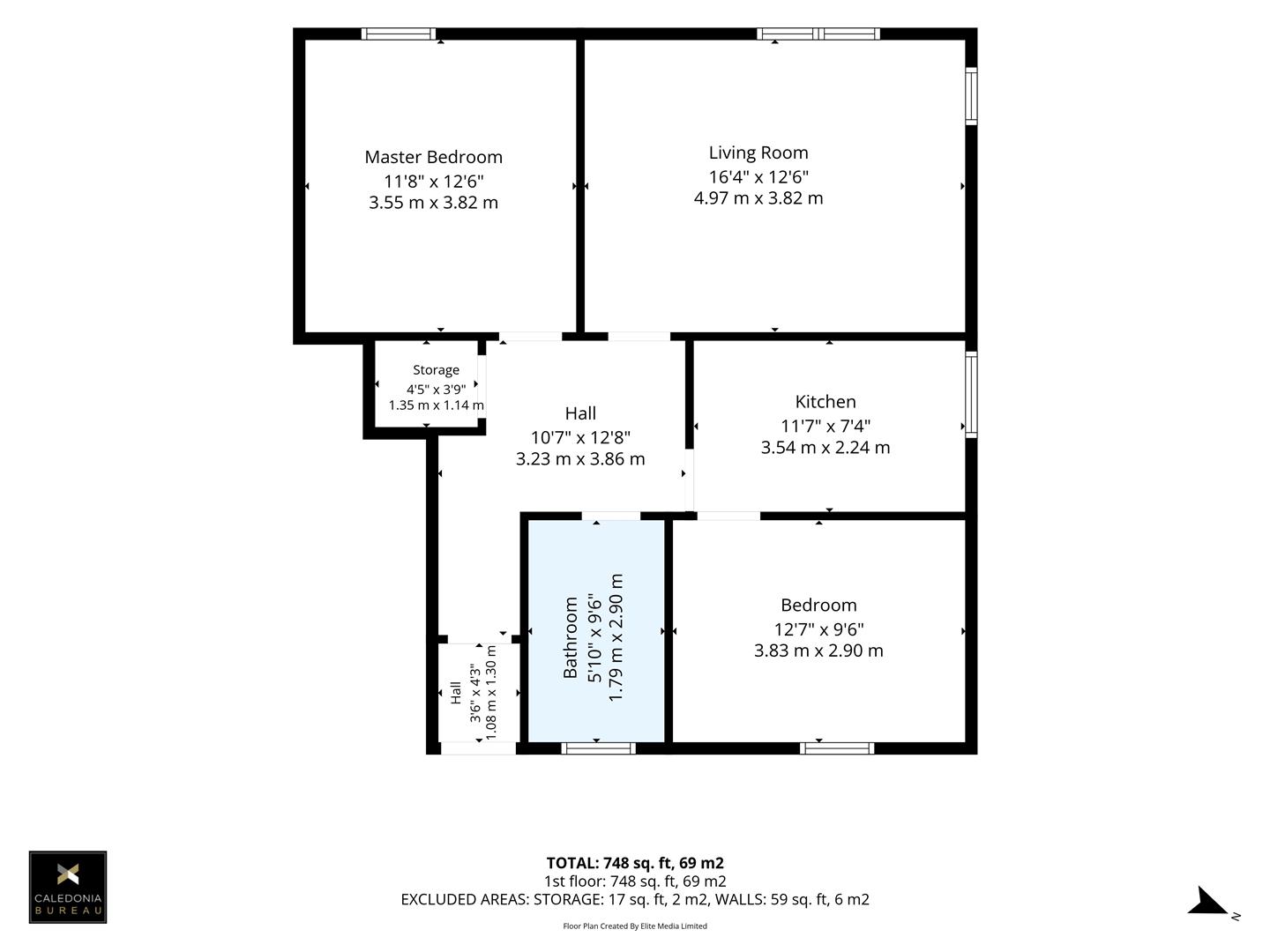 2, Smollett Street, Alexandria floorplan