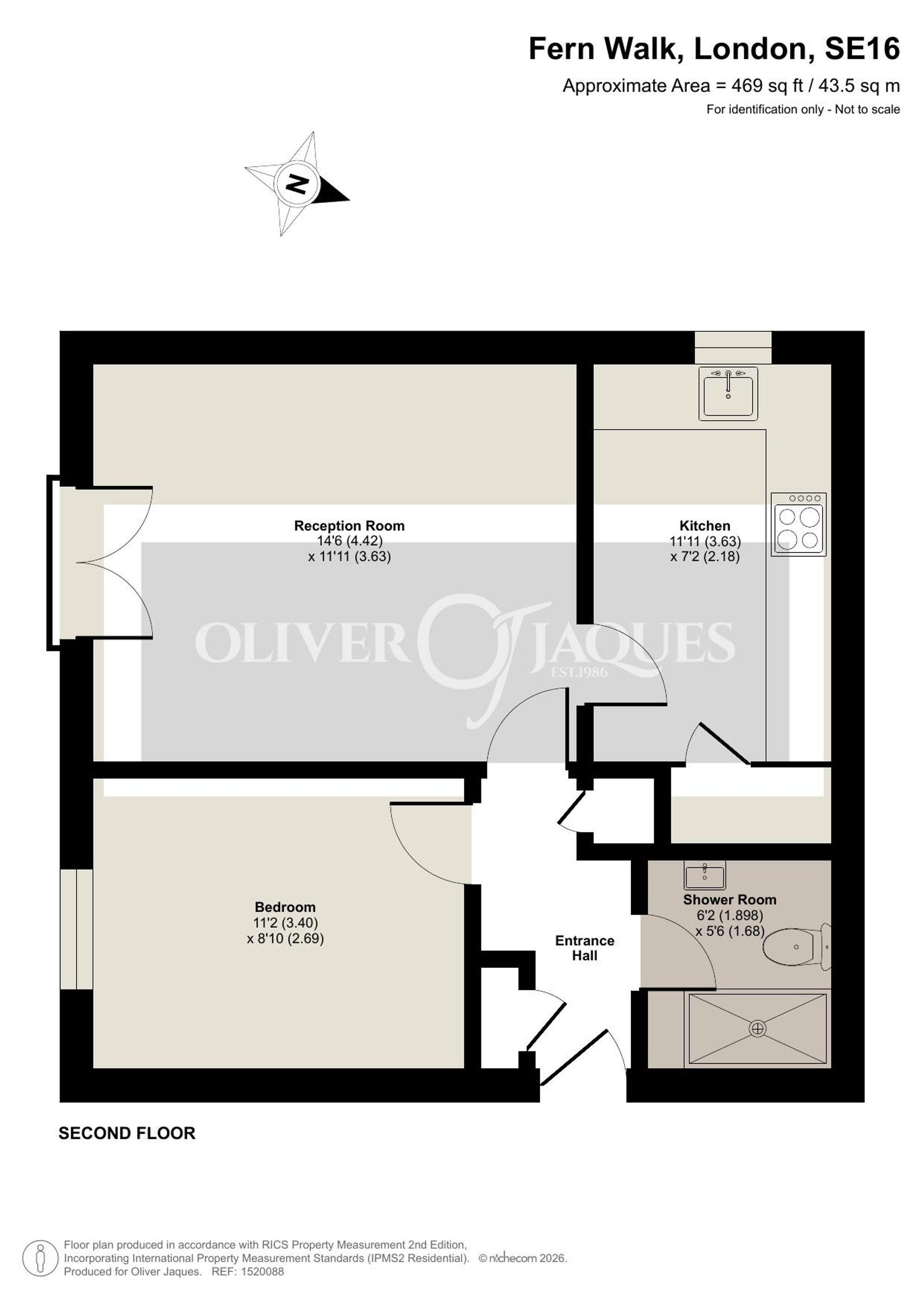 Flat 10, Winter Lodge, London floorplan