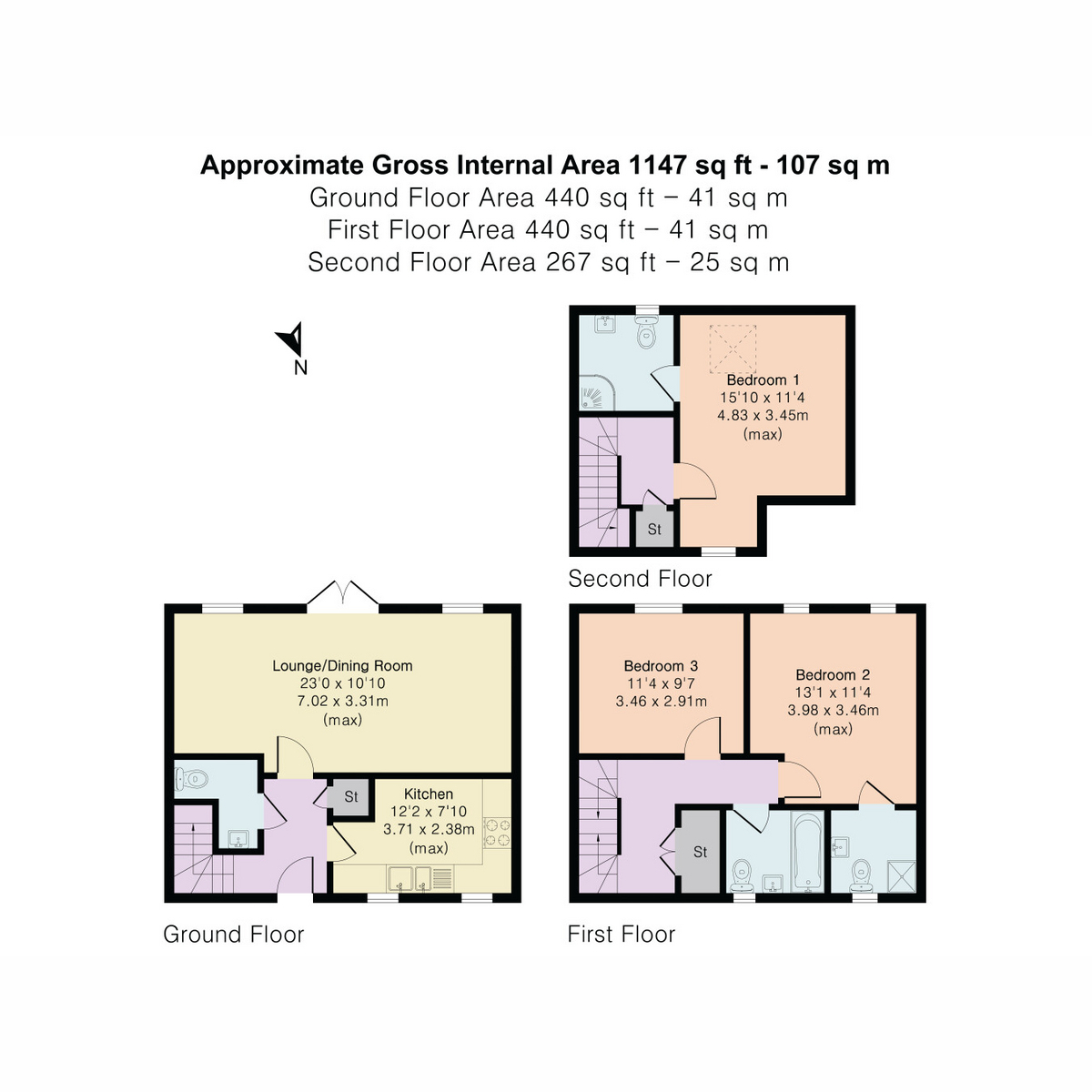 2, Pease Place, Didcot floorplan