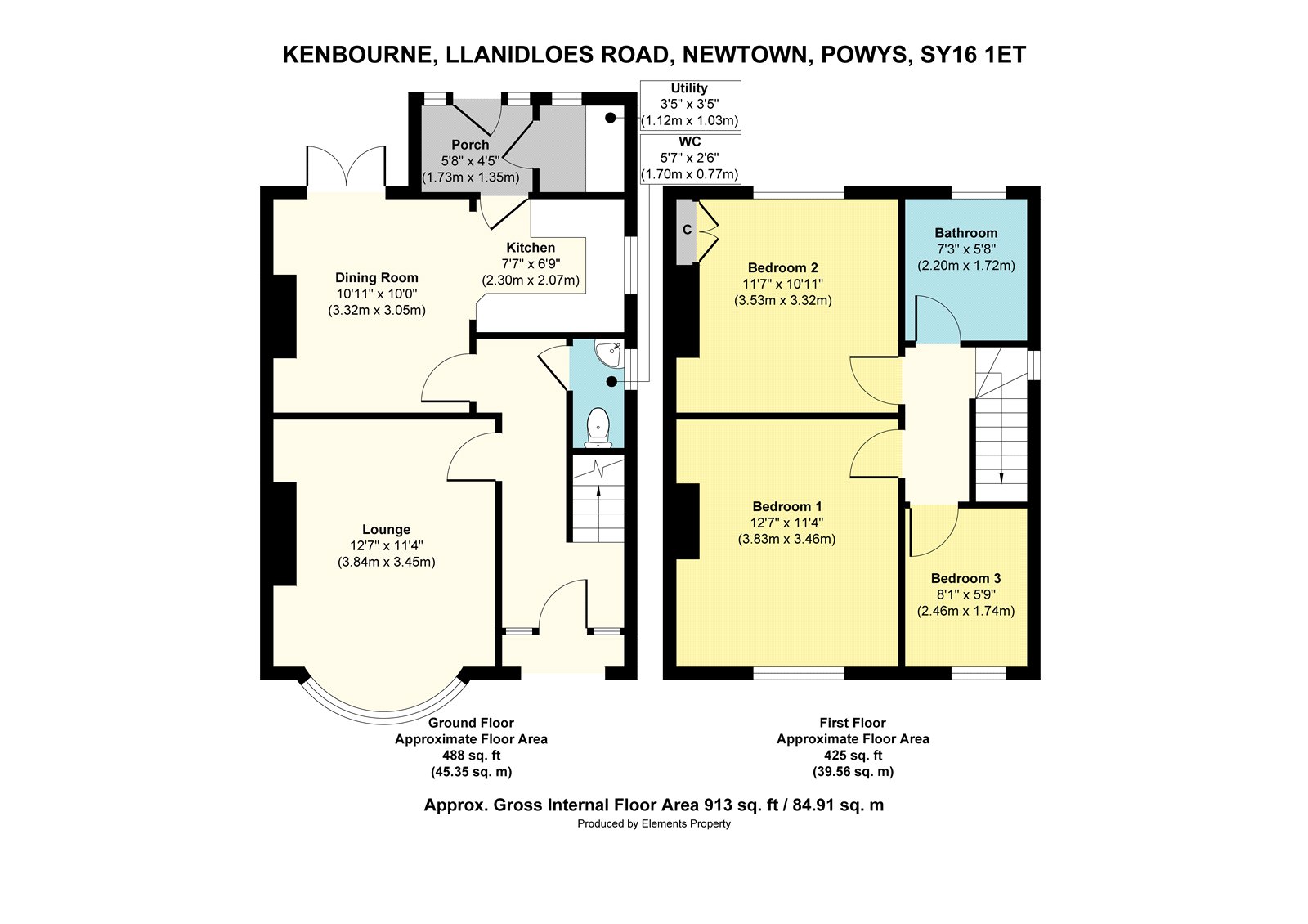 Kenbourne,, Llanidloes Road, Powys floorplan