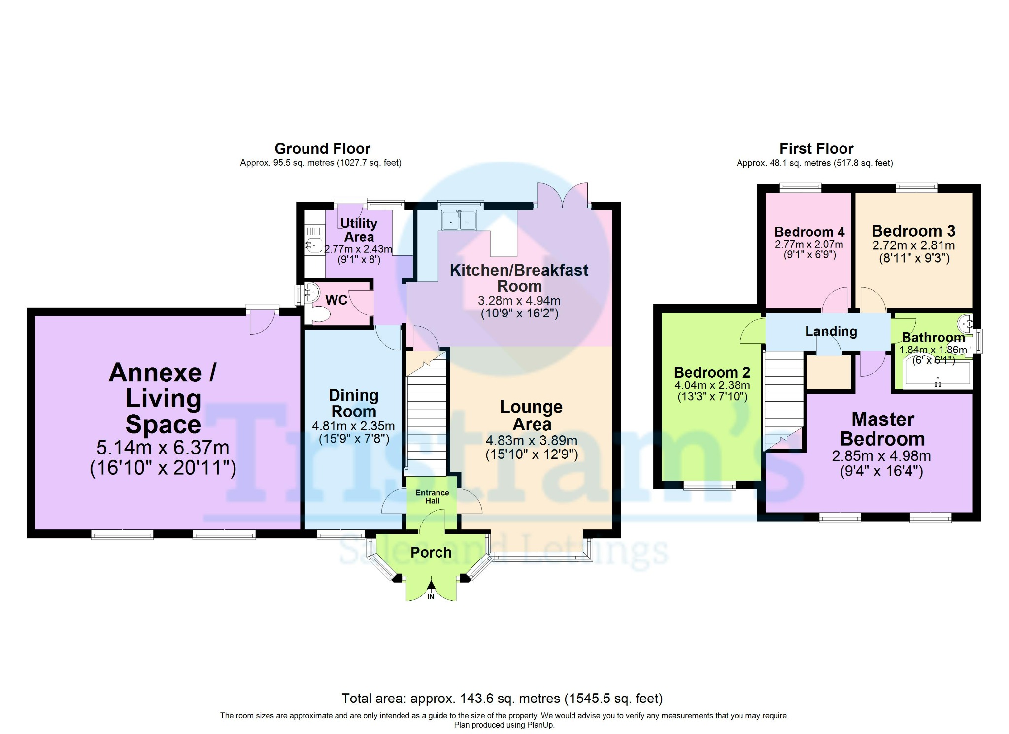 7, Lancaster Way, Nottingham floorplan