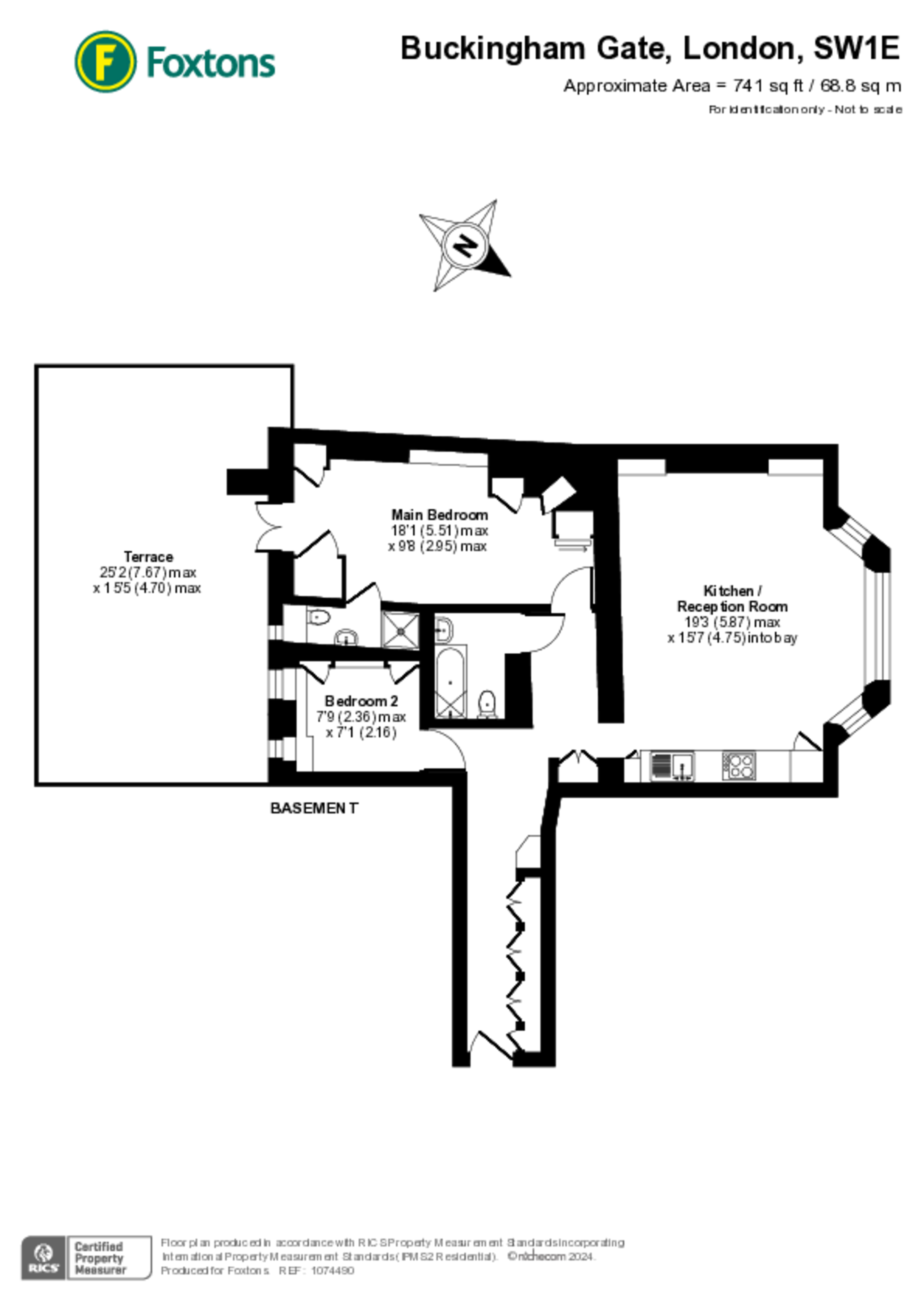 Buckingham Gate, Victoria floorplan