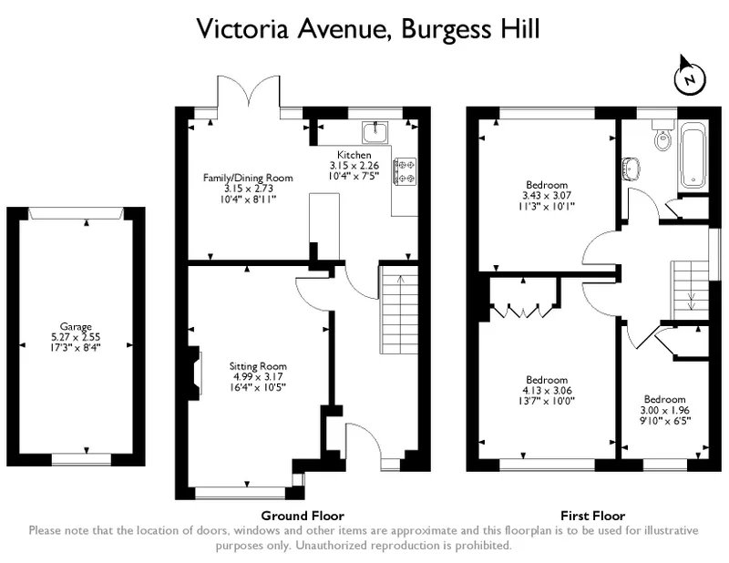 3 Bedrooms Semi-detached house for sale in Victoria Avenue, Burgess Hill RH15