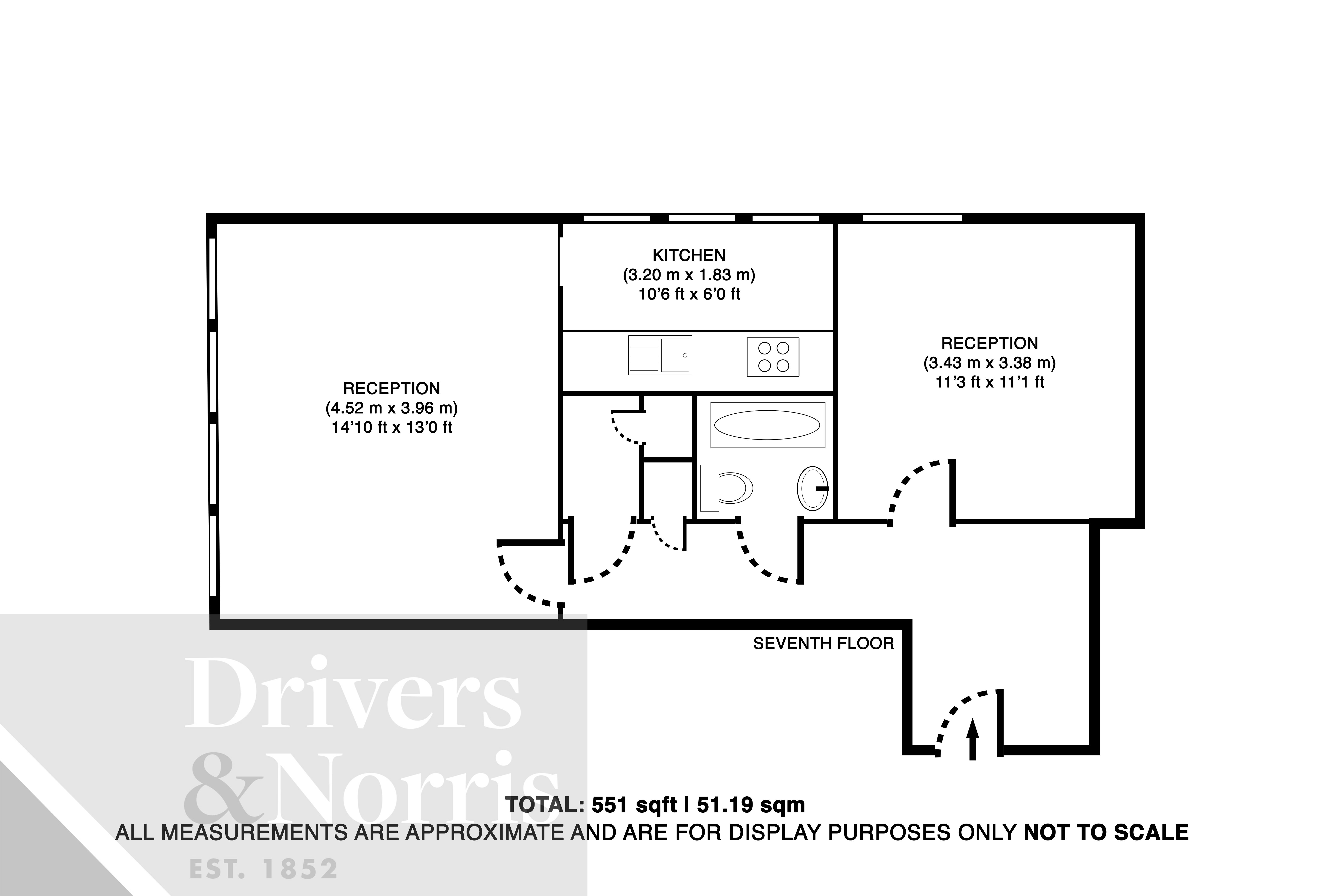 1 Bedrooms Flat for sale in Carleton Road, Tufnell Park, Islington, London N7