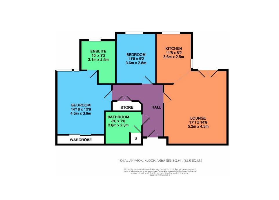 105 Margaret Court, Main Street, Stratford-Upon-Avon floorplan