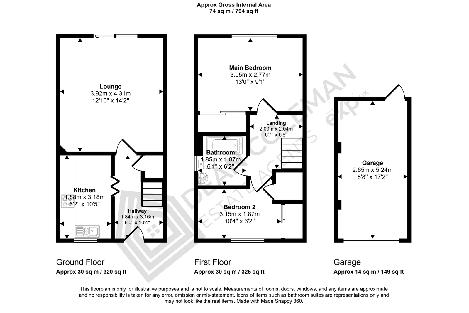 73, Slingfield Road, Birmingham floorplan