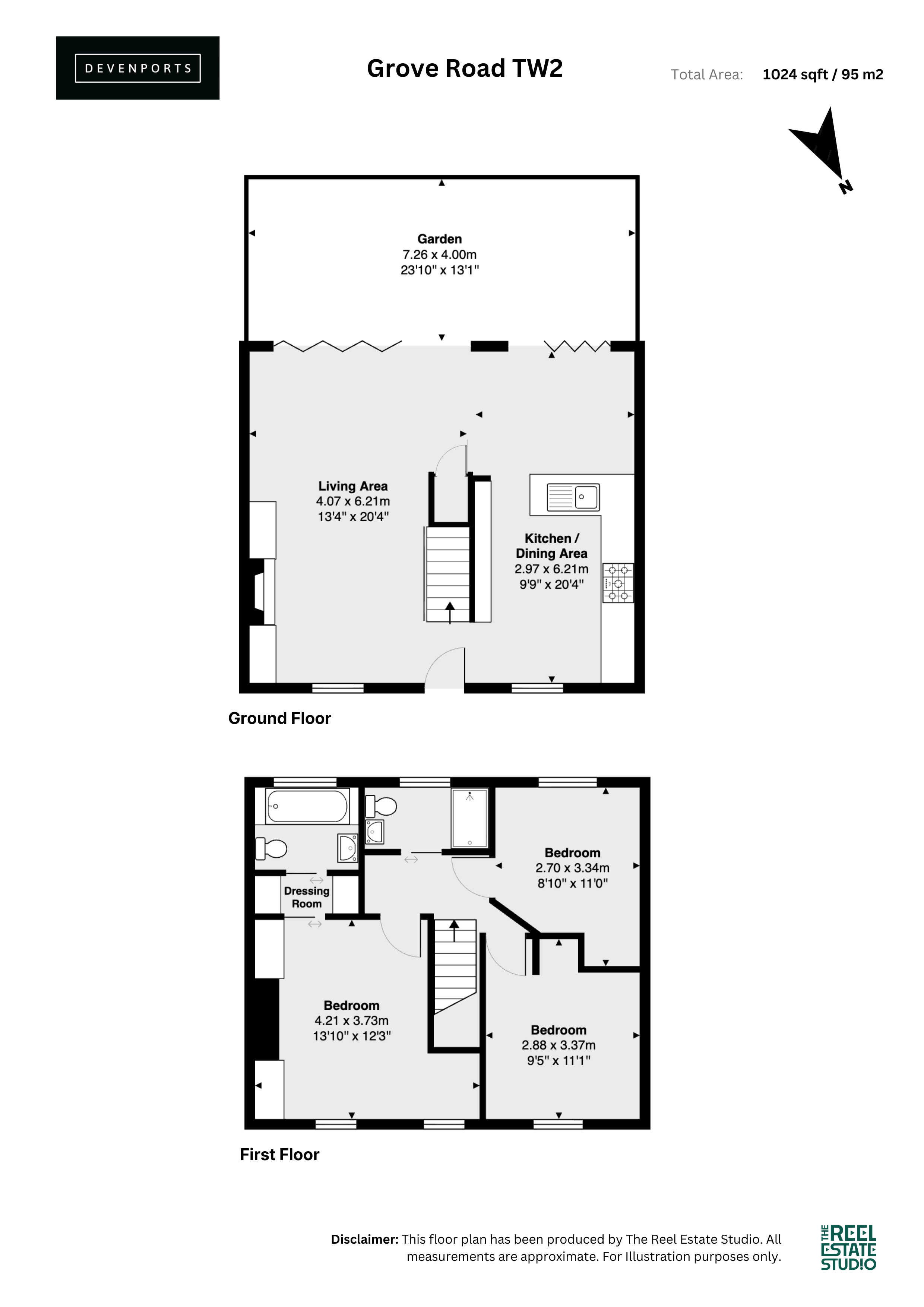 14, Grove Road, Twickenham floorplan