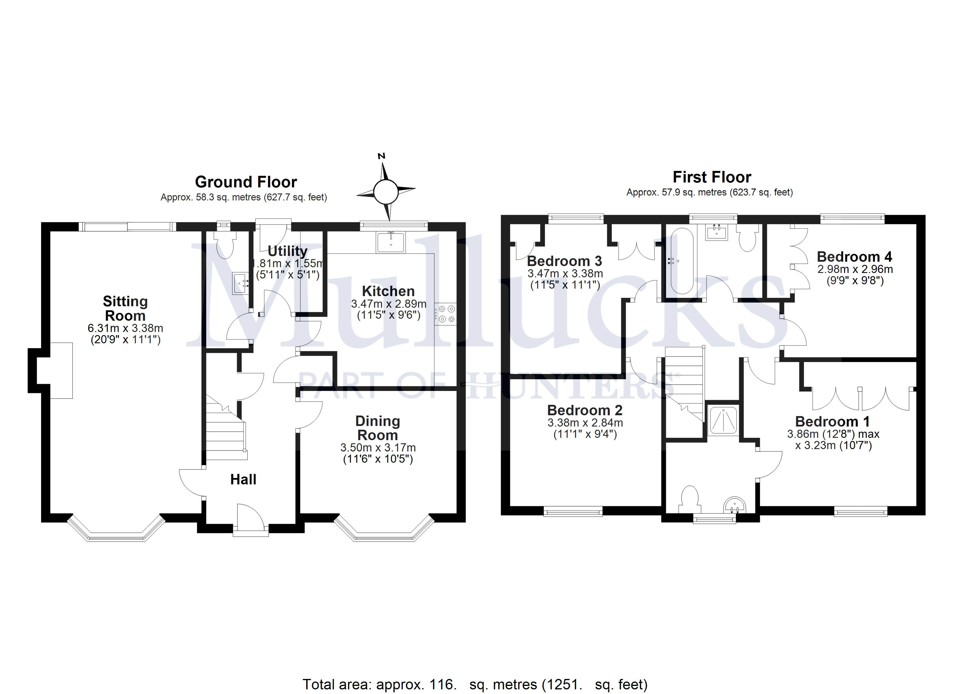 23, Leigh Drive, Elsenham floorplan