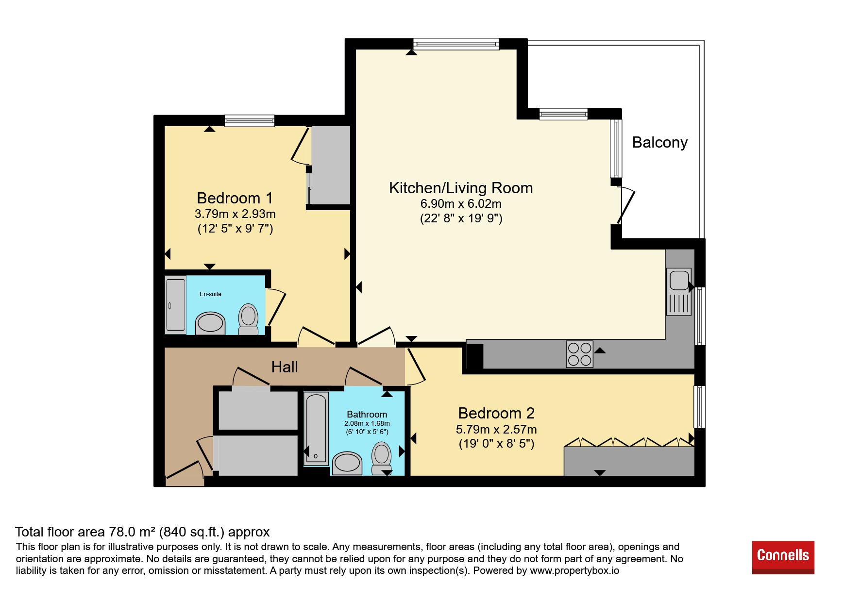 16, Pearkes House, Fairfield Avenue, Watford floorplan