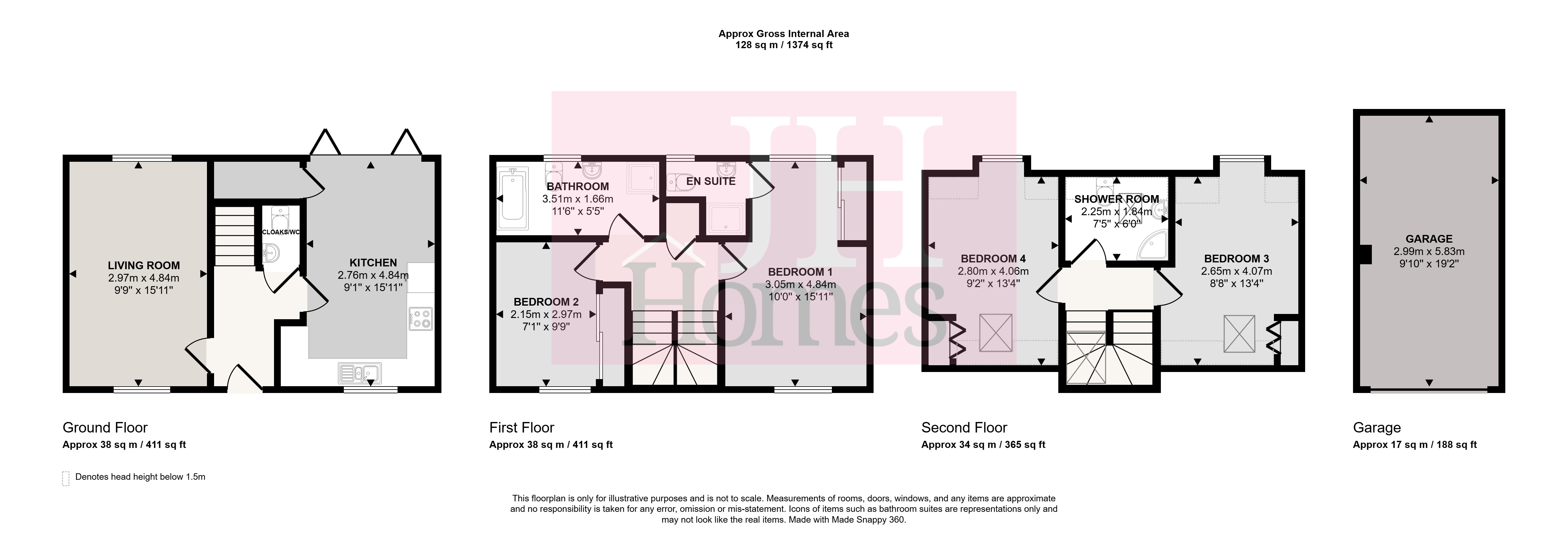5, Gosforth Crescent, Barrow-in-Furness floorplan