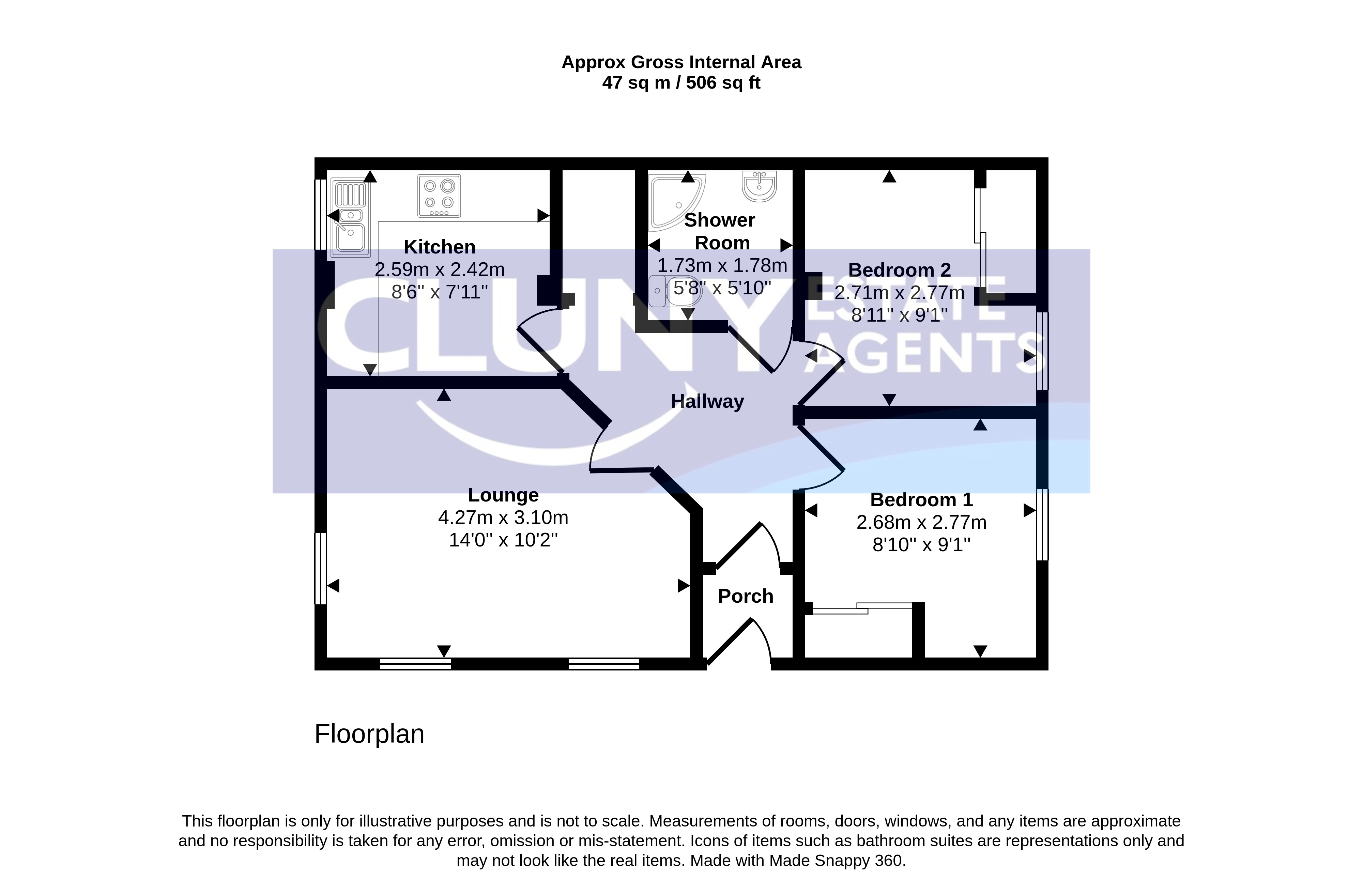 1, Firth View, Burghead floorplan