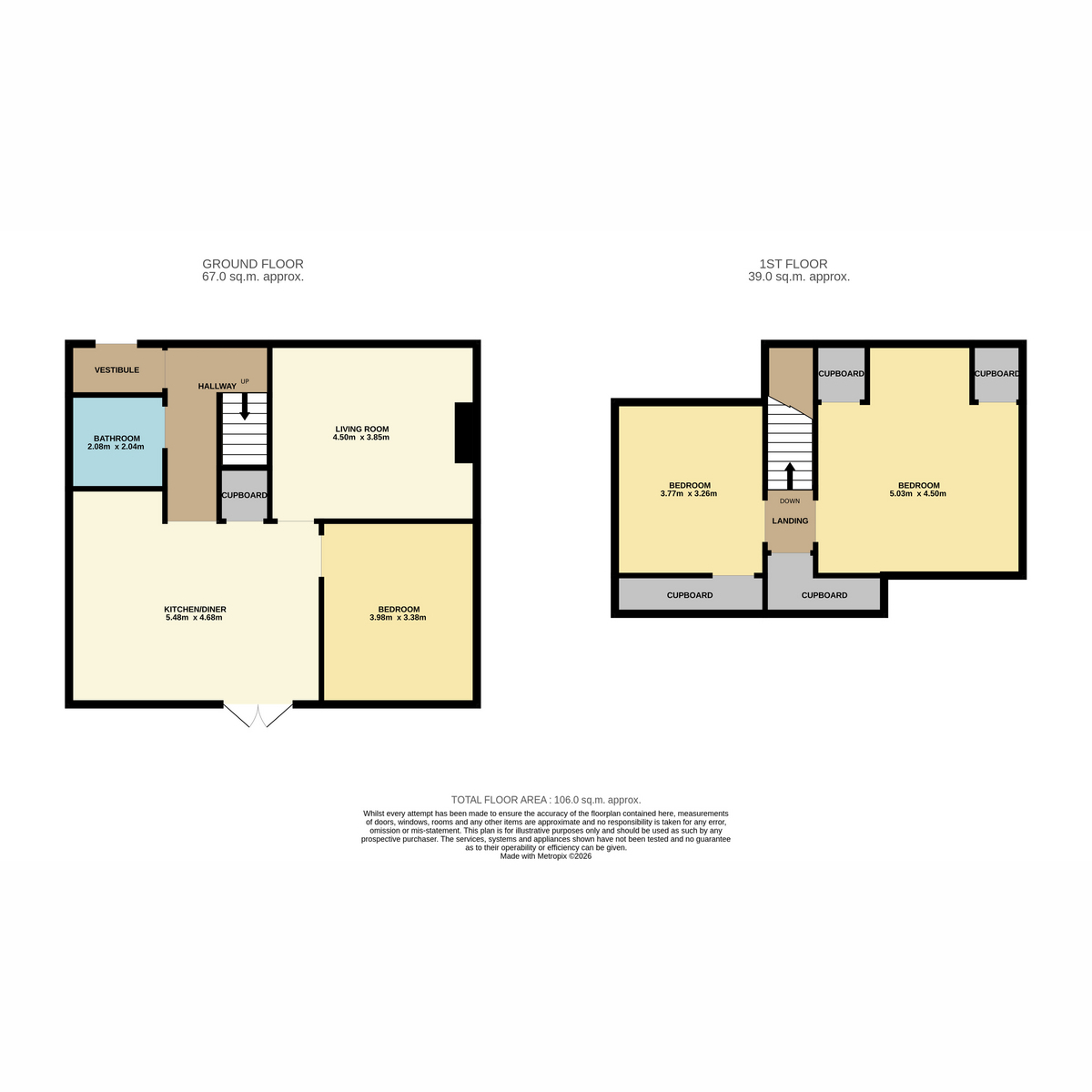 43, Strathbeg Place, Dundee floorplan