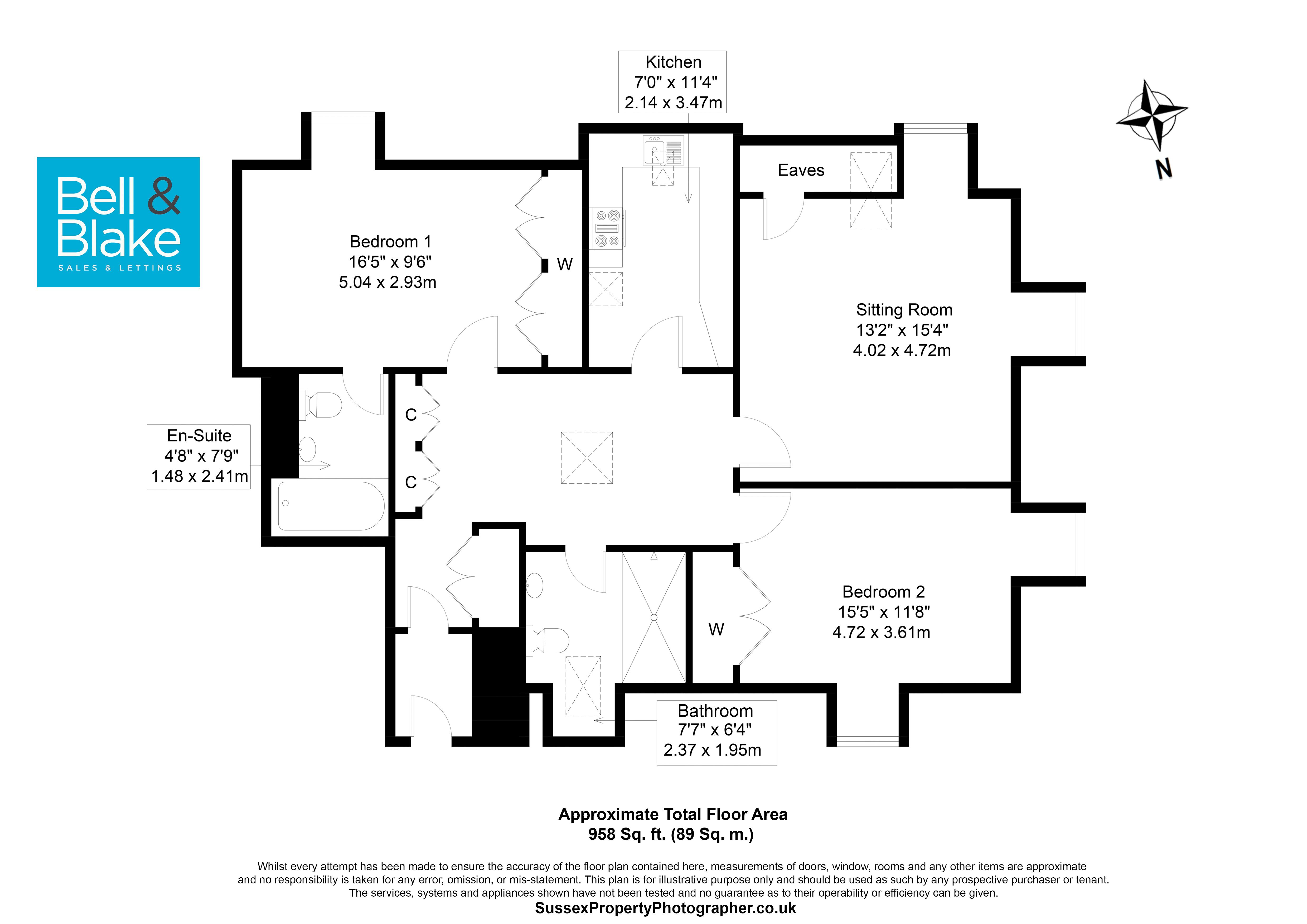Henty Gardens, Chichester PO19, 2 bedroom flat for sale 61400546