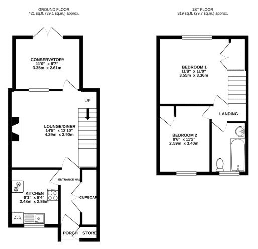 56, Hunters Crescent, Hampshire floorplan
