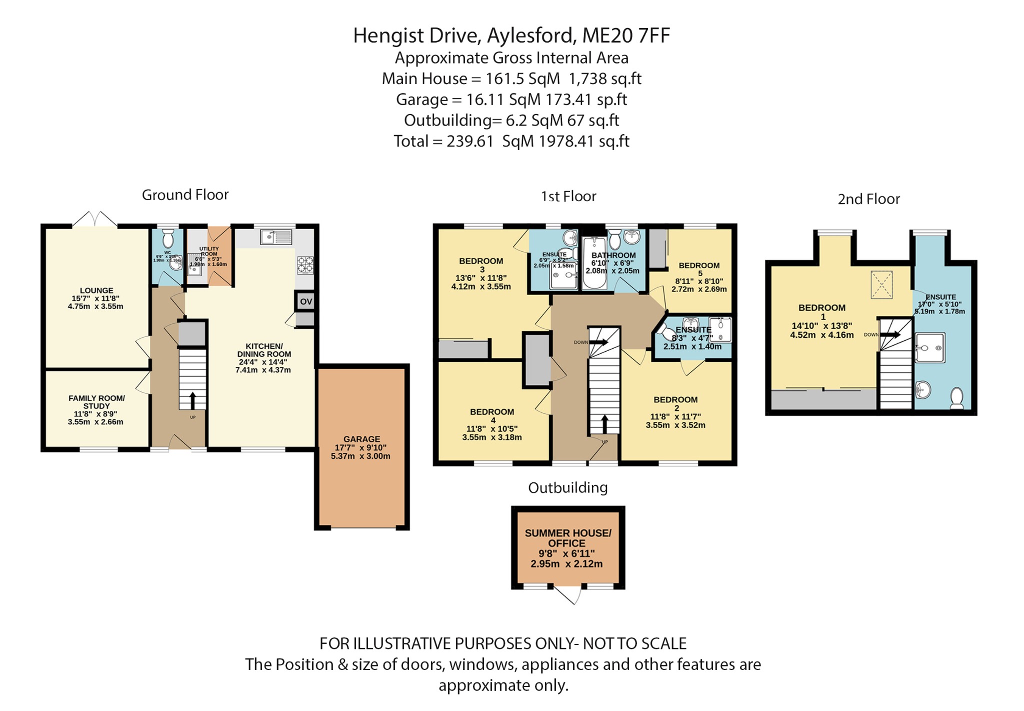 4, Hengist Drive, Aylesford floorplan