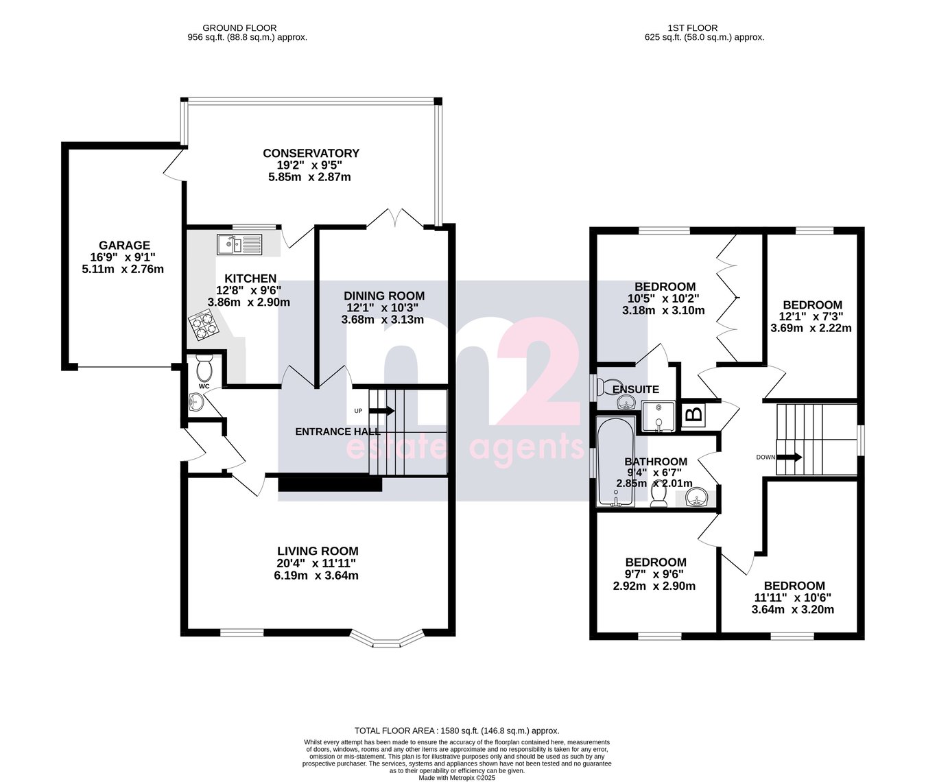 12, Derwen Deg Close, Abergavenny floorplan