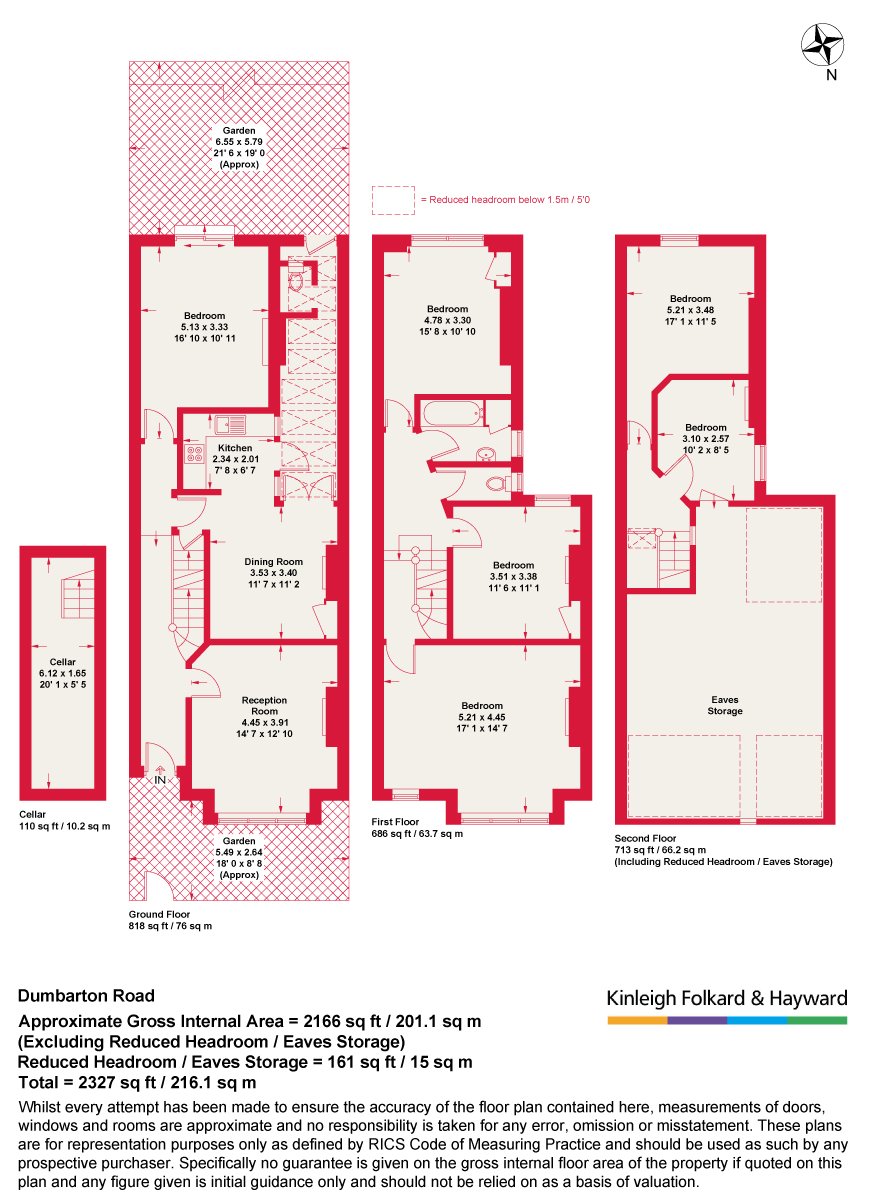 5, Dumbarton Road, London floorplan