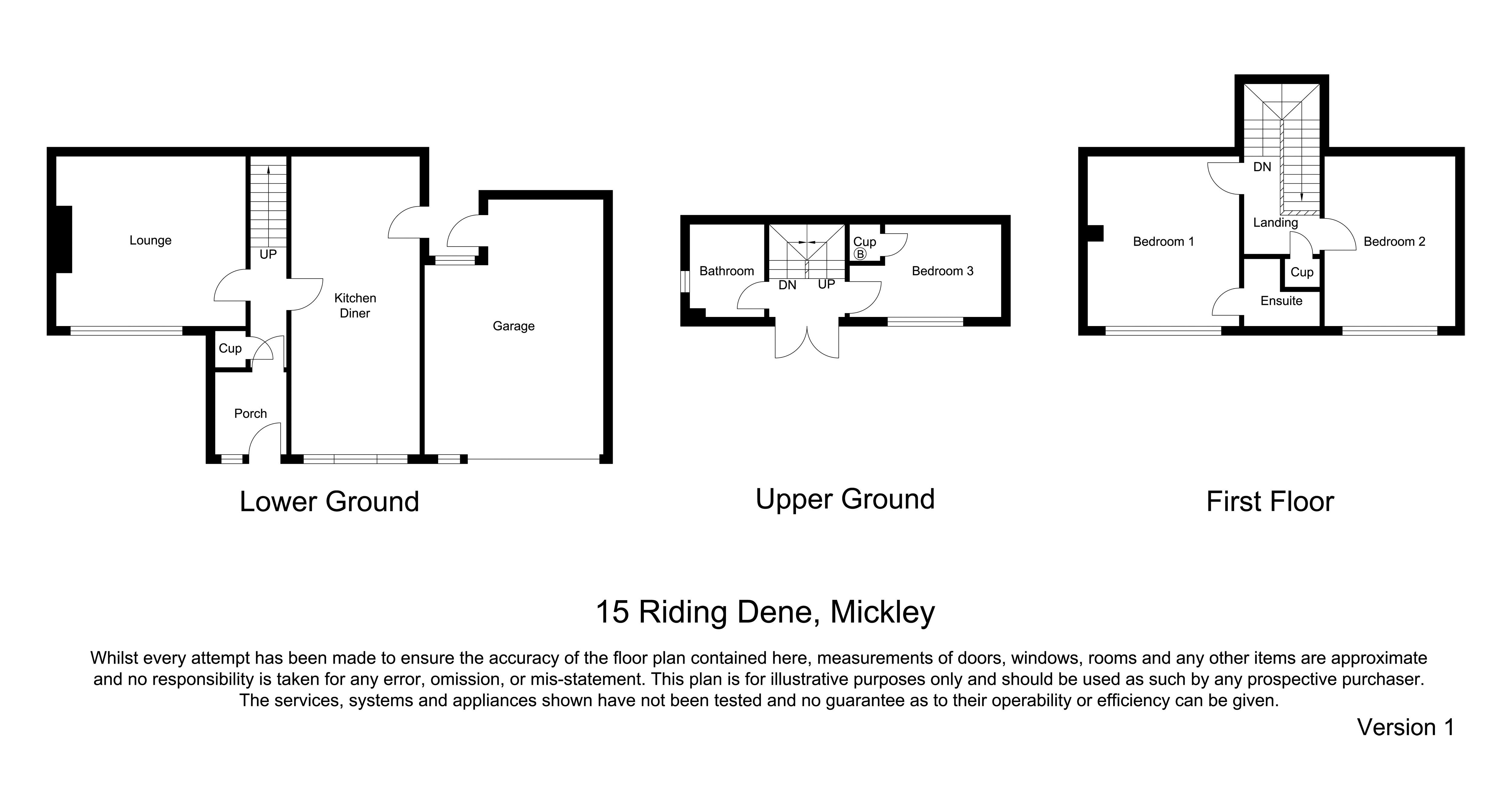 15, Riding Dene, Stocksfield floorplan