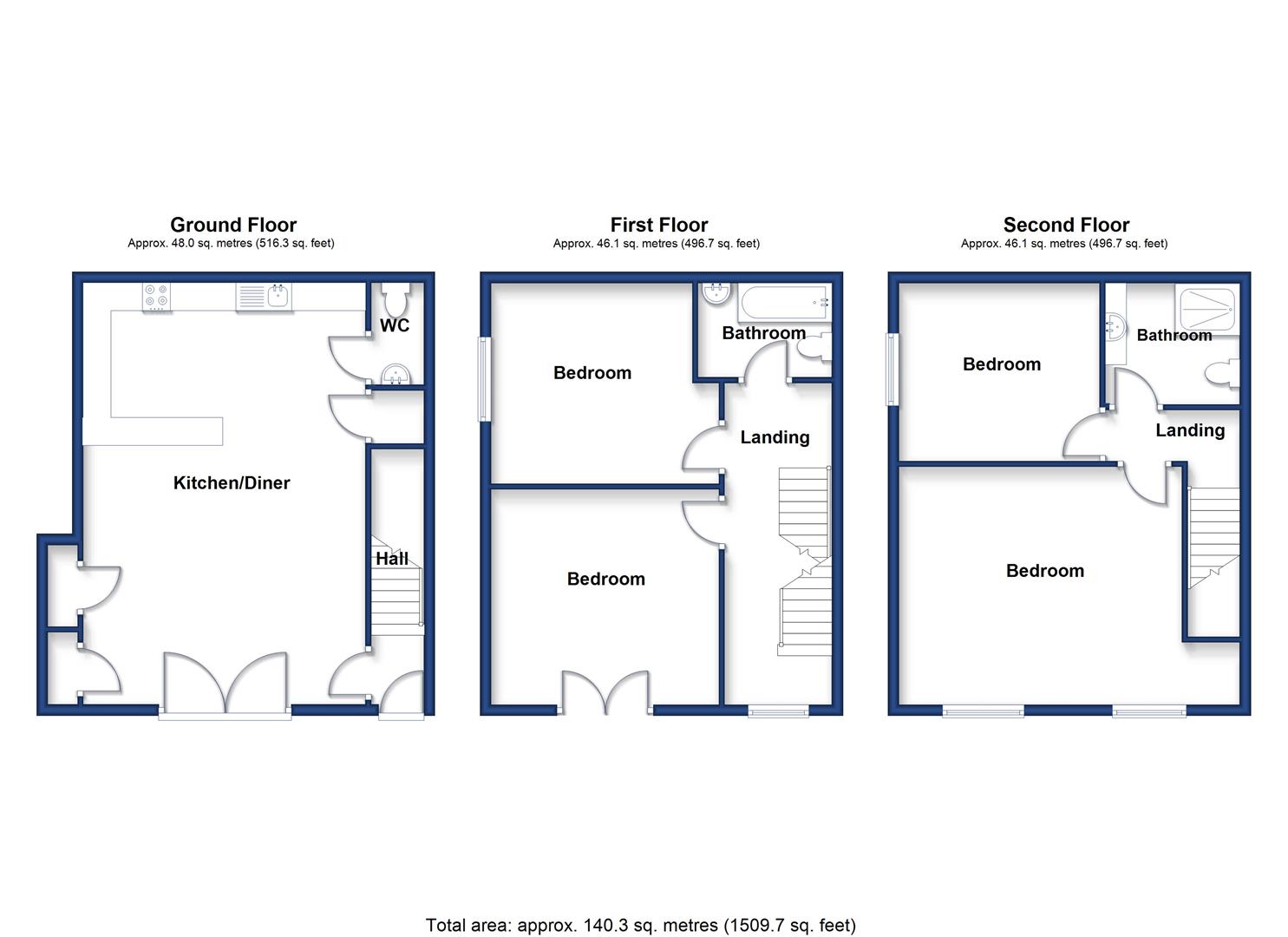 10, Flora Gardens, Helston floorplan