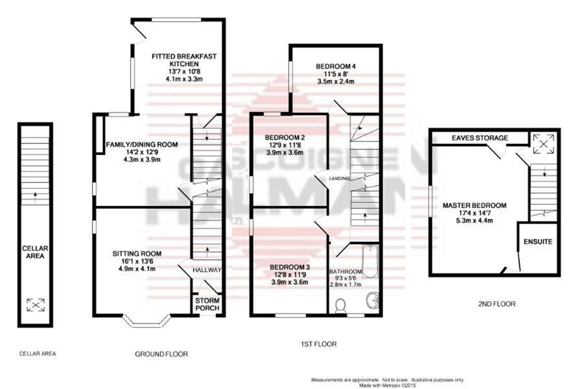 3 Whaley Lane, High Peak floorplan