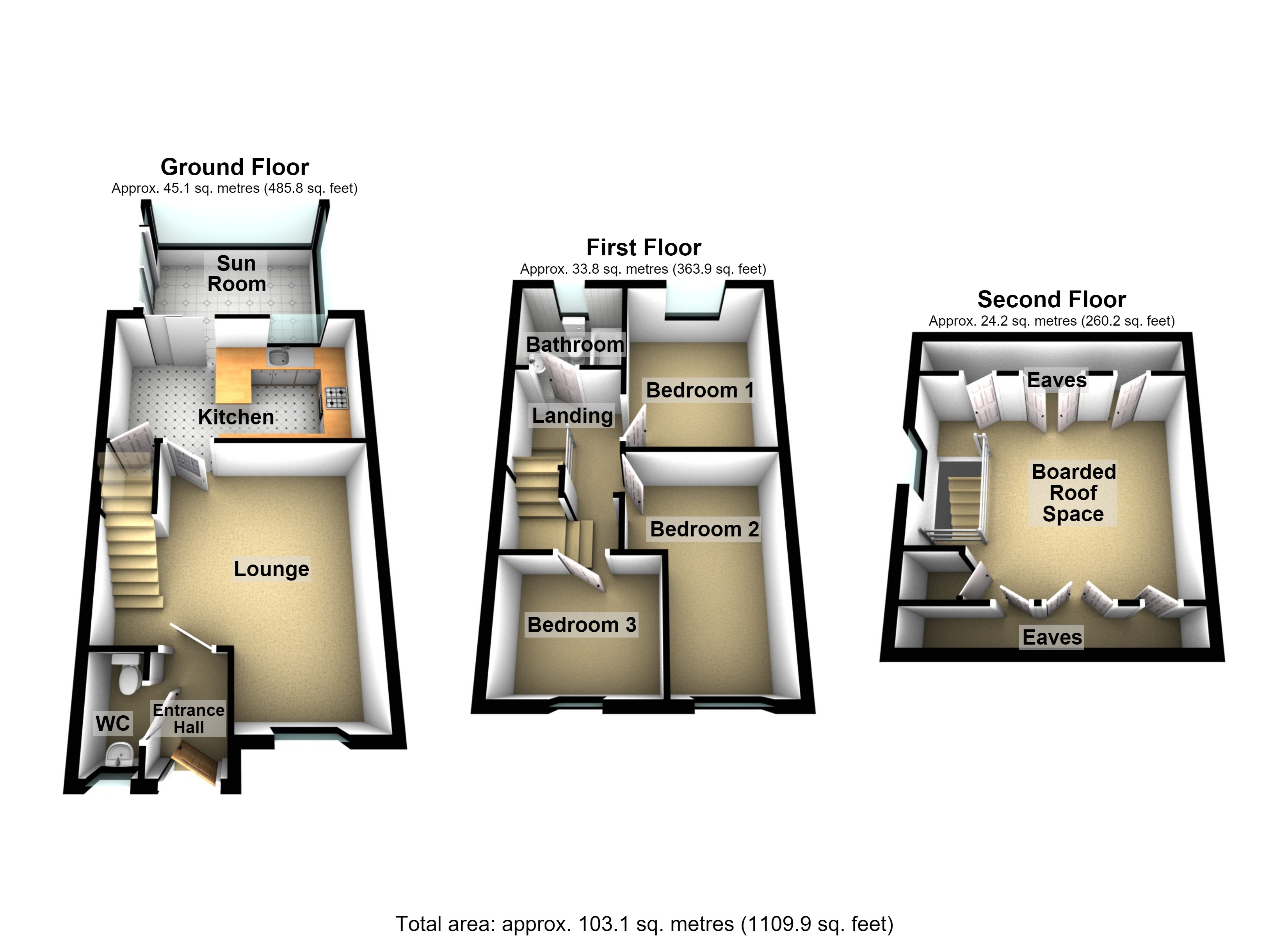 48, Acasta Way, Mafleet Lane, Hull floorplan
