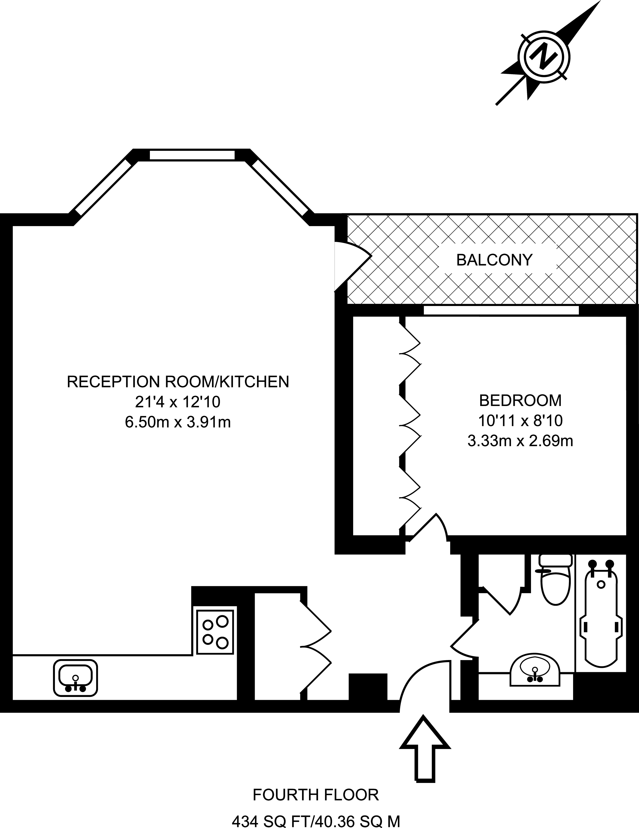 1 Bedrooms Flat to rent in Trinity Court, Grays Inn Road, Bloomsbury WC1X