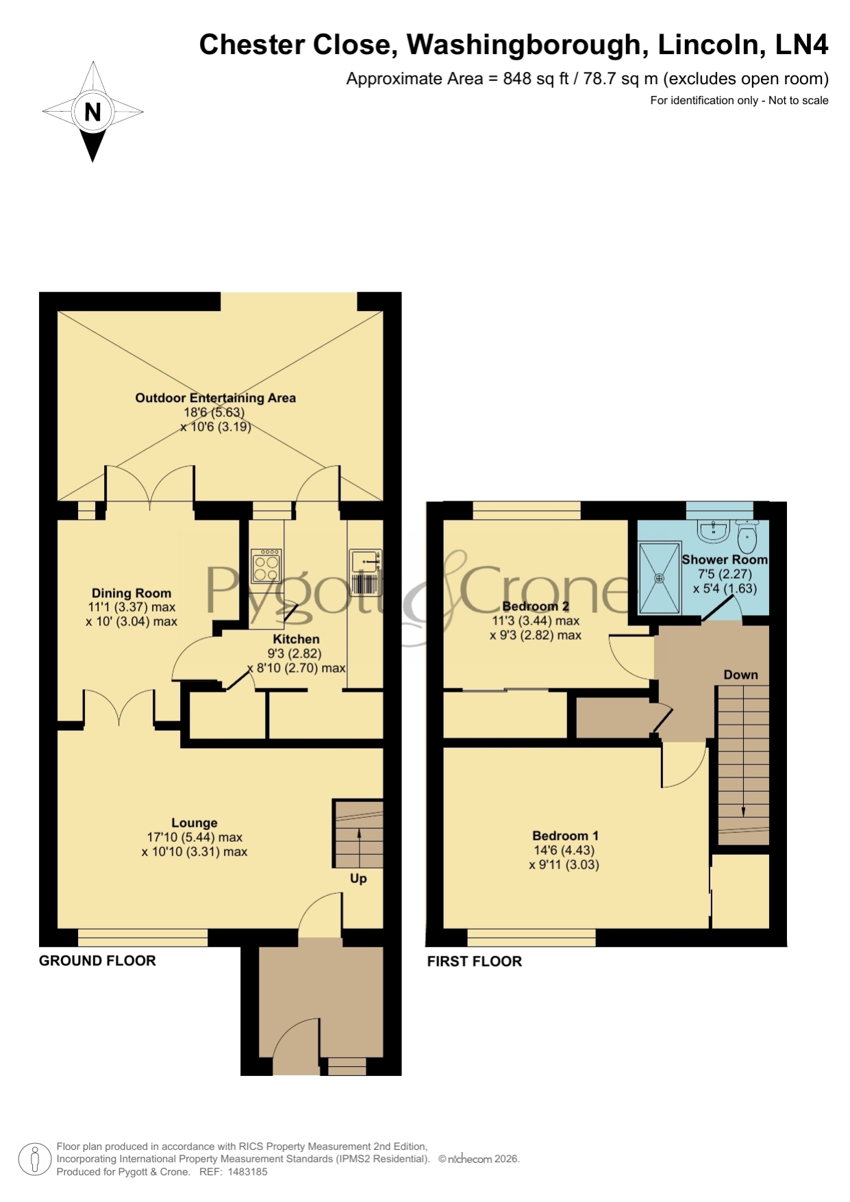 10, Chester Close, Lincoln floorplan