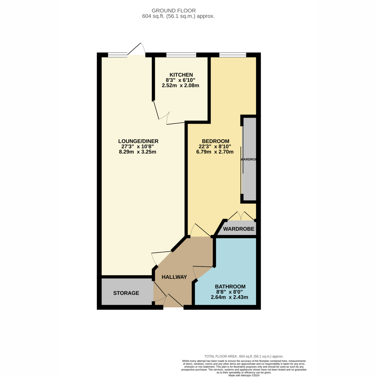 Flat 7 Coachman Court, 35, Ashingdon Road, Rochford floorplan
