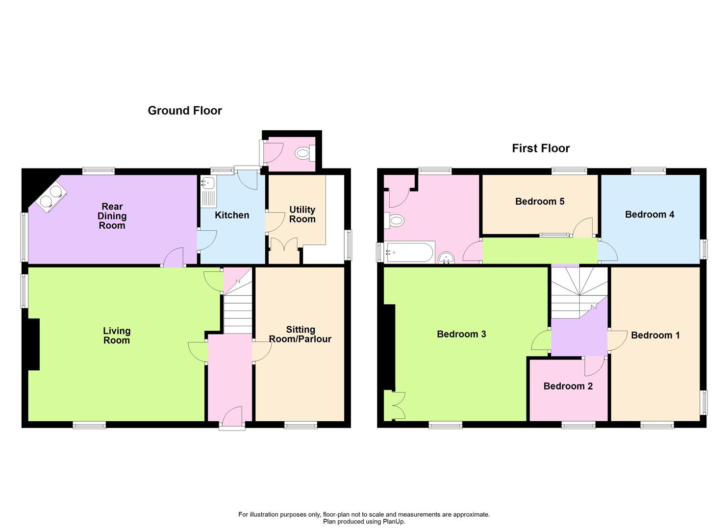 Cwm Canol Farm,, Lampeter floorplan