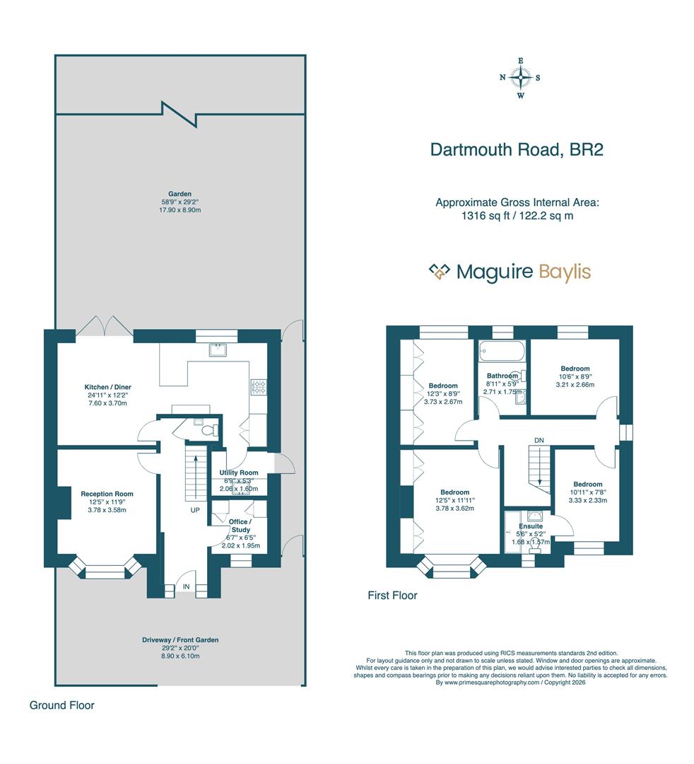 43, Dartmouth Road, Bromley floorplan