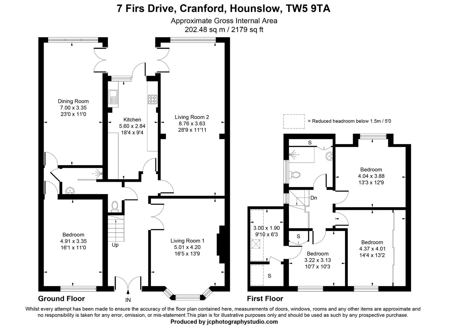7, Firs Drive, Hounslow floorplan