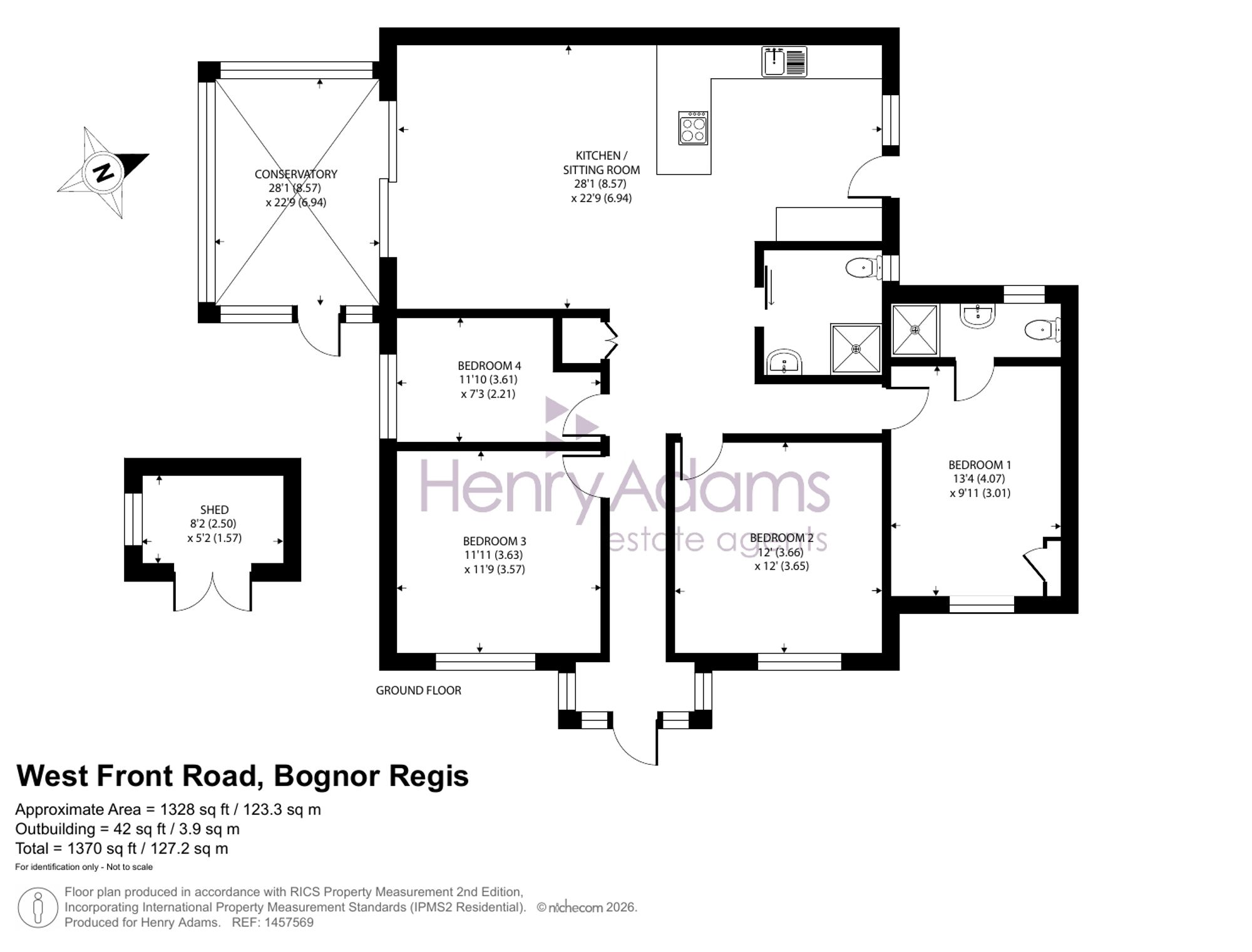 40 West Front Road, Bognor Regis floorplan