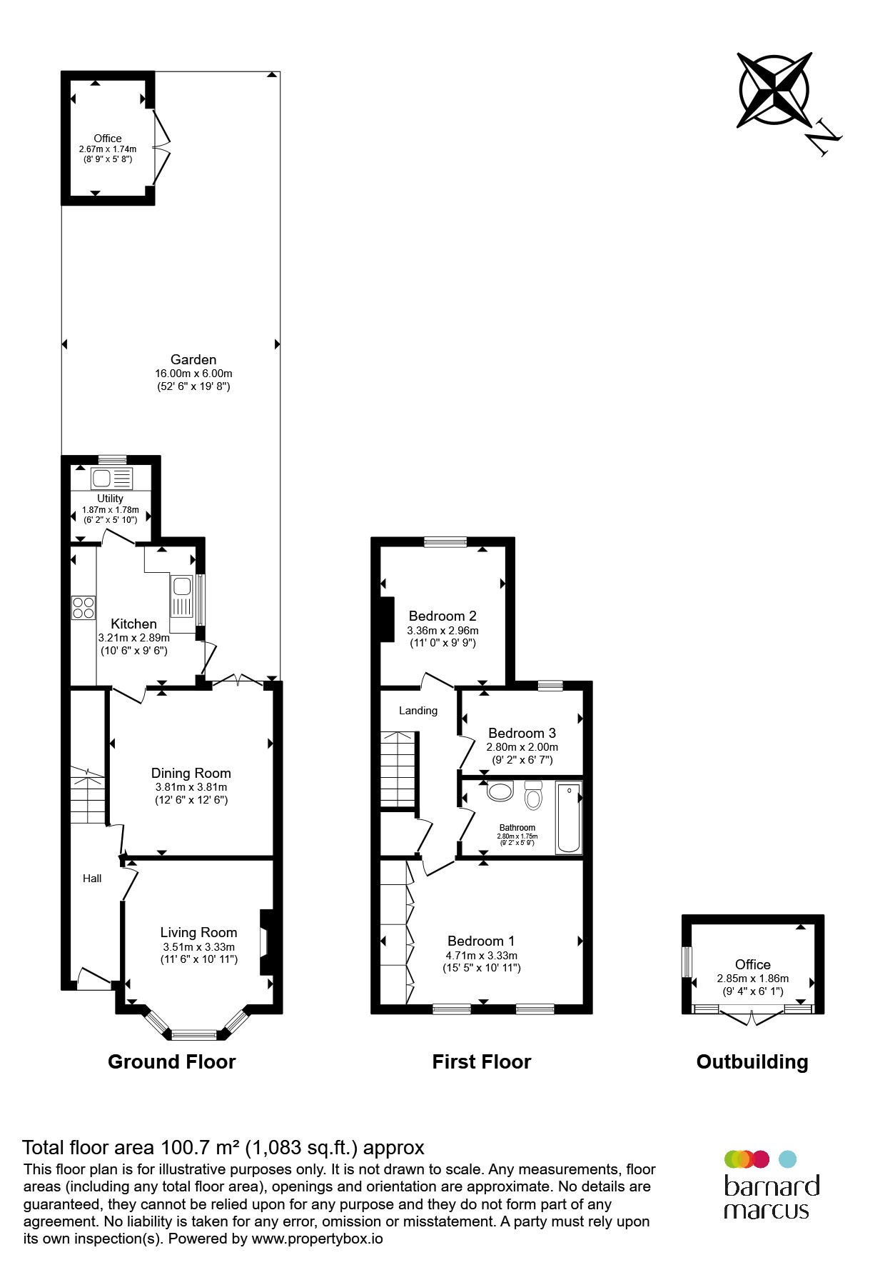 35, Falkland Road, Barnet floorplan