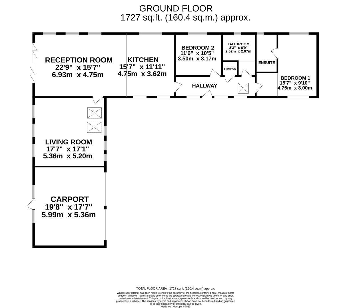 High Street, Cranford, Kettering NN14, 2 bedroom detached bungalow for